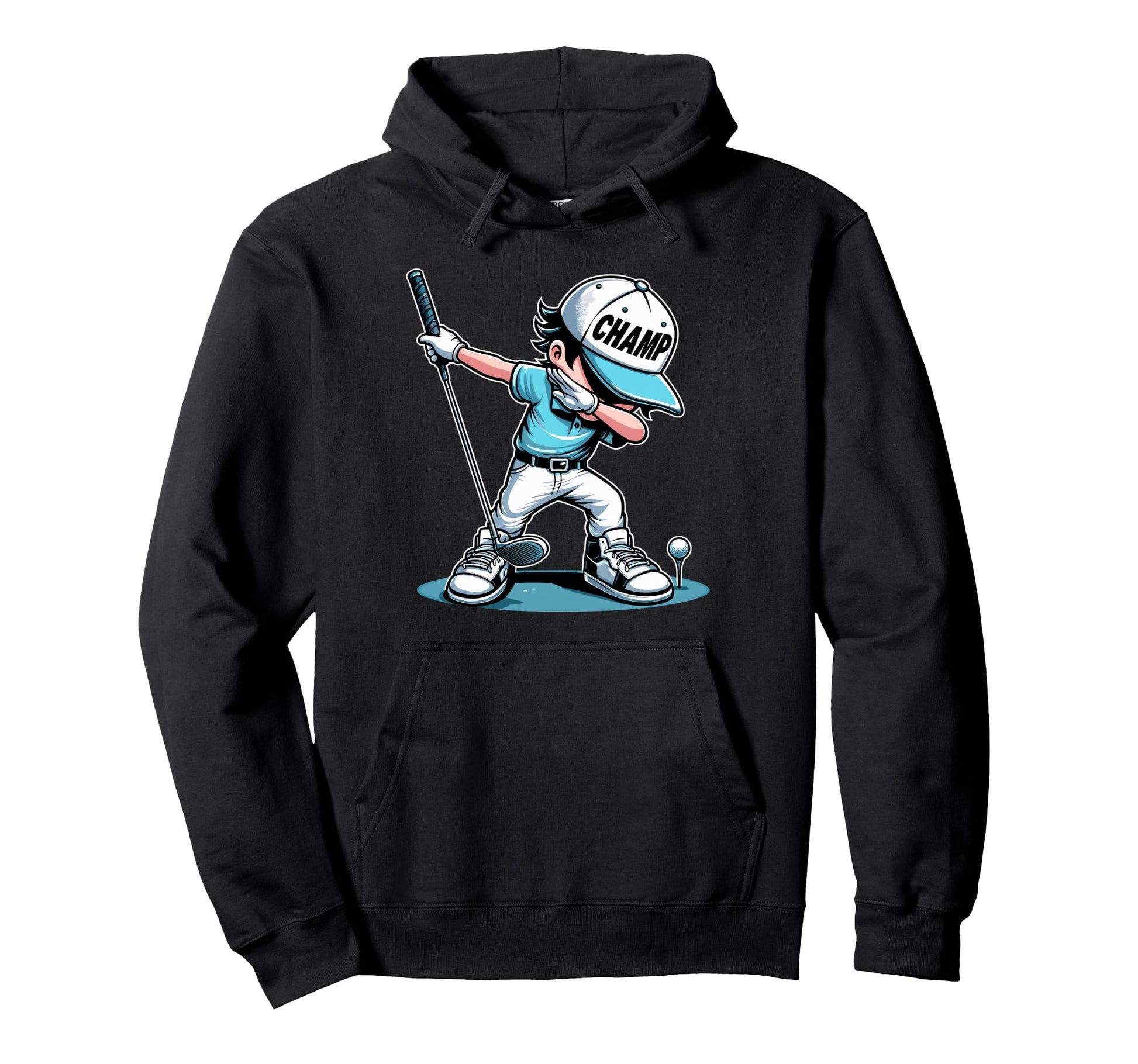 Funny Dabbing Dab Golf Player Golfer Hoodie - Custom Art Print Unisex - T-Shirt, Sweatshirt, Hoodie