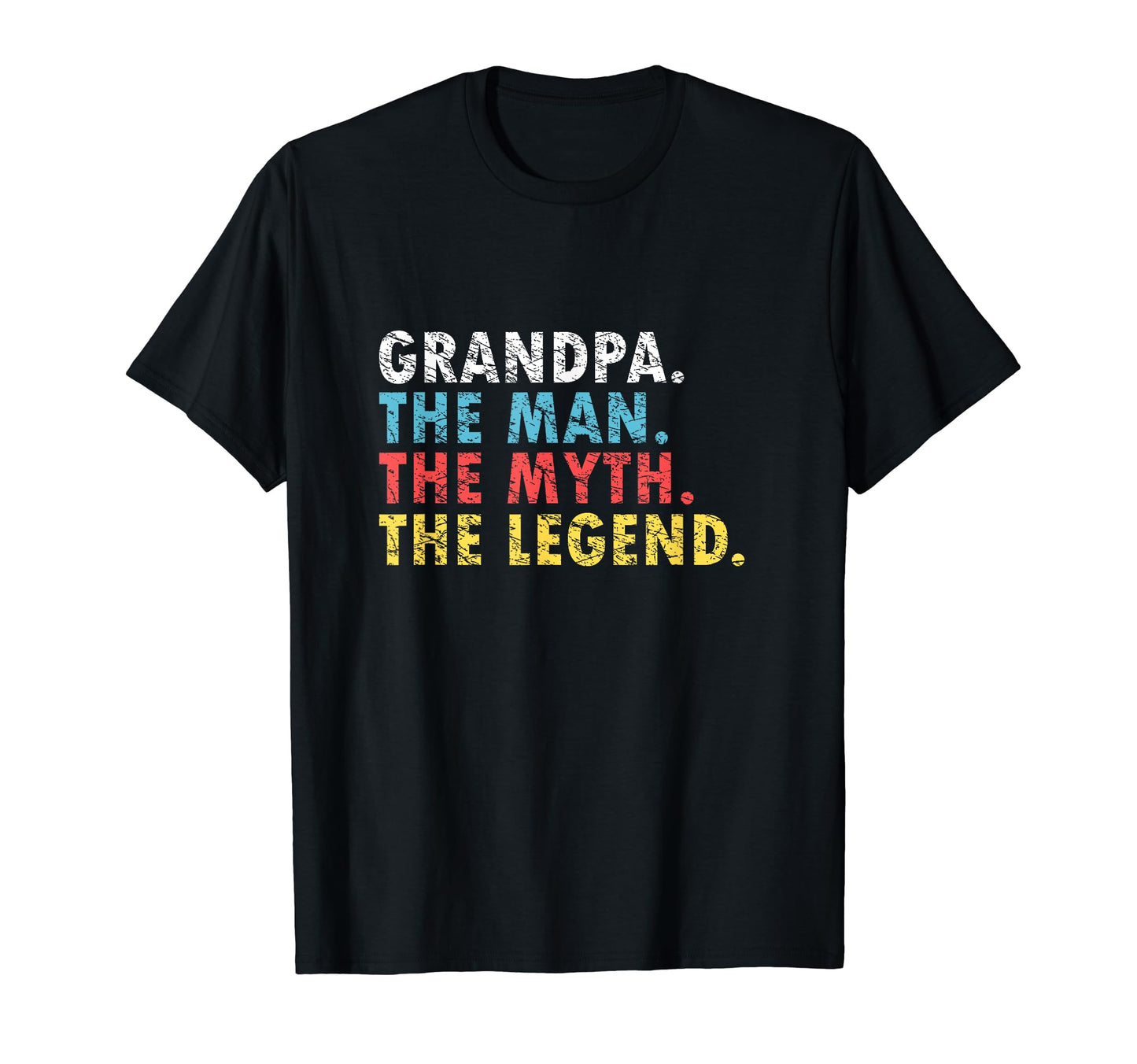 Grandpa Myth Legend Family Dad Funny T-Shirt - Novelty Apparel for Adults - T-Shirt, Sweatshirt, Hoodie