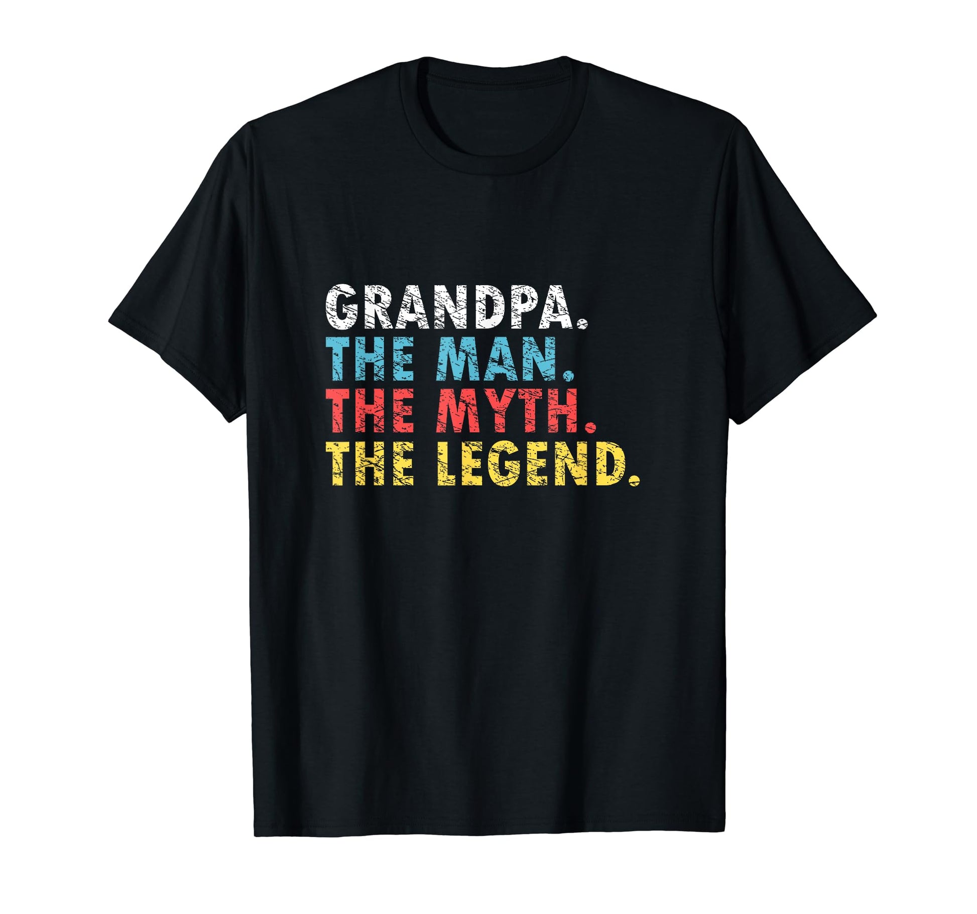 Grandpa Myth Legend Family Dad Funny T-Shirt - Novelty Apparel for Adults - T-Shirt, Sweatshirt, Hoodie