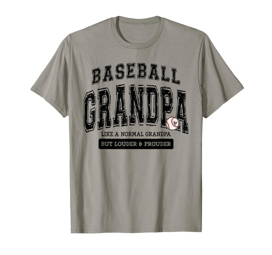 Baseball Grandpa Baseball Fathers Day T-Shirt - Novelty Apparel Unisex - T-Shirt, Sweatshirt, Hoodie