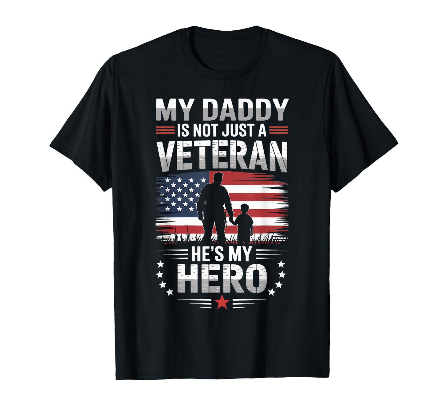 Hes Hero Usa American Patriotic Us T-Shirt - Trendy Graphic for Adults - T-Shirt, Sweatshirt, Hoodie