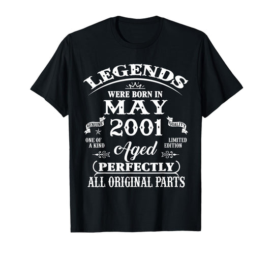 25Th Birthday Gift Legend Born T-Shirt - Casual Everyday Wear for Adults - T-Shirt, Sweatshirt, Hoodie