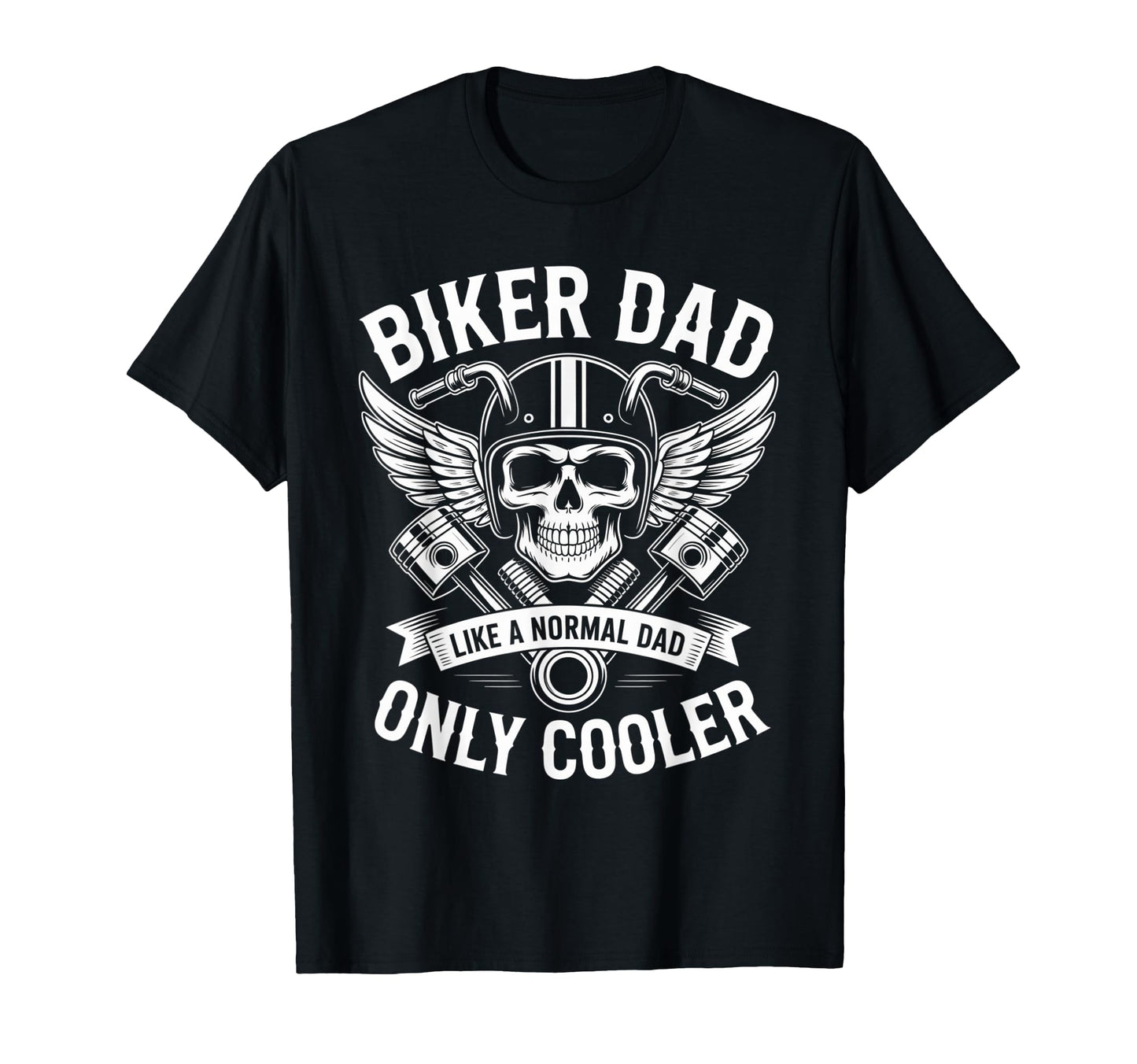 Im Biker Dad Motorcycle Funny Bike T-Shirt - Minimalist Print for Adults - T-Shirt, Sweatshirt, Hoodie