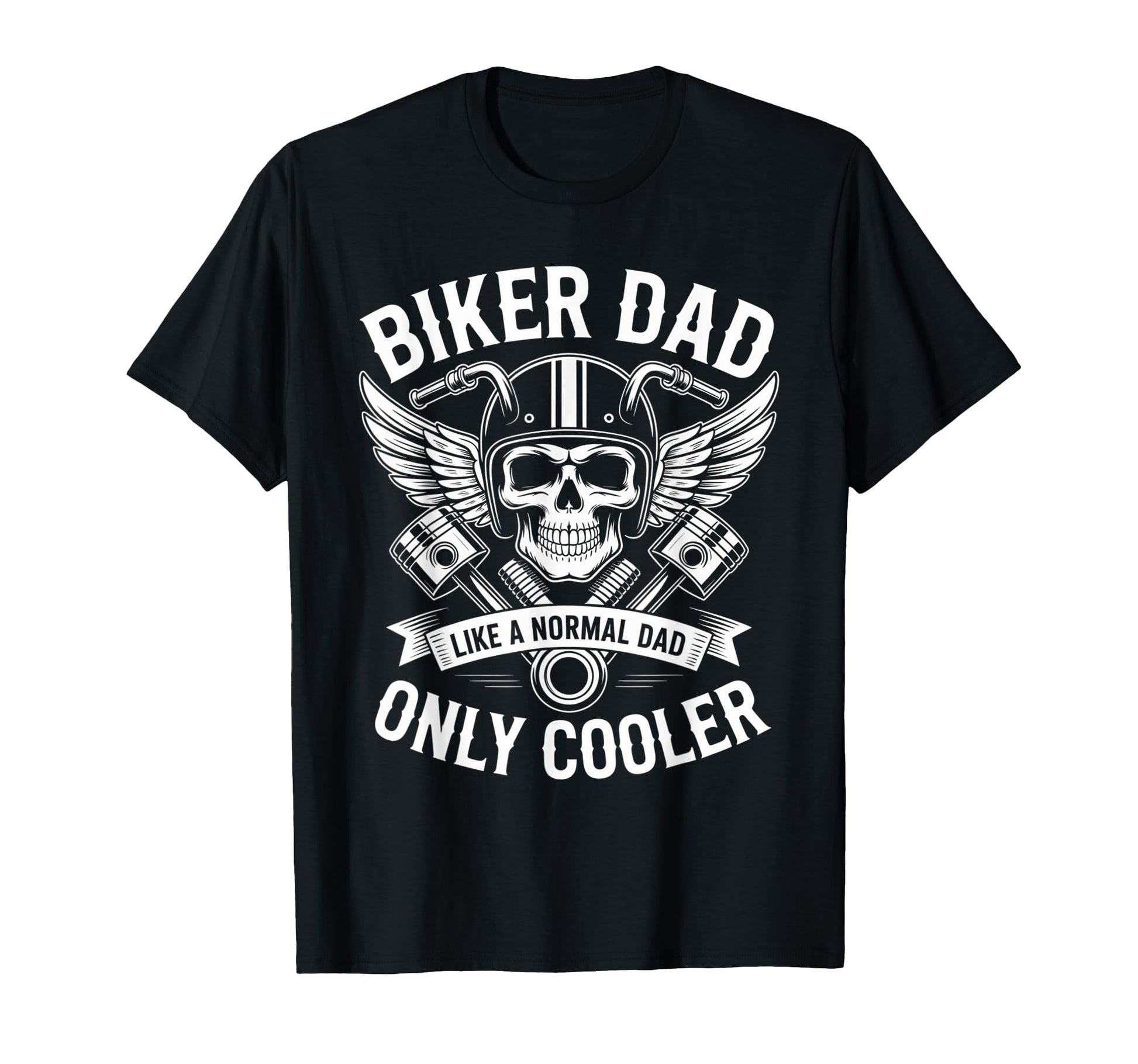 Im Biker Dad Motorcycle Funny Bike T-Shirt - Minimalist Print for Adults - T-Shirt, Sweatshirt, Hoodie