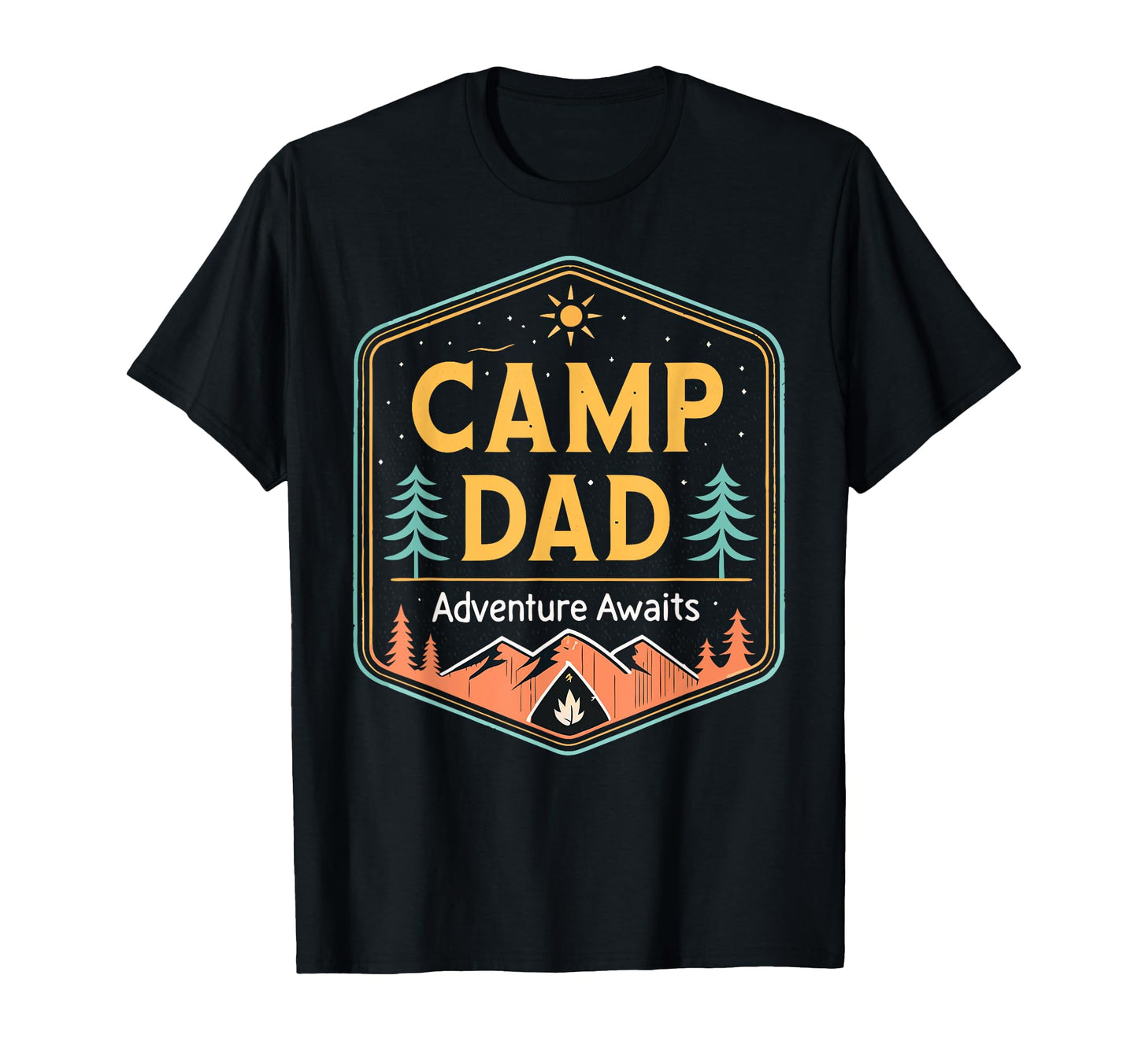 Camping Fathers Day Daddy Adventure T-Shirt - Fun Novelty Design Unisex - T-Shirt, Sweatshirt, Hoodie