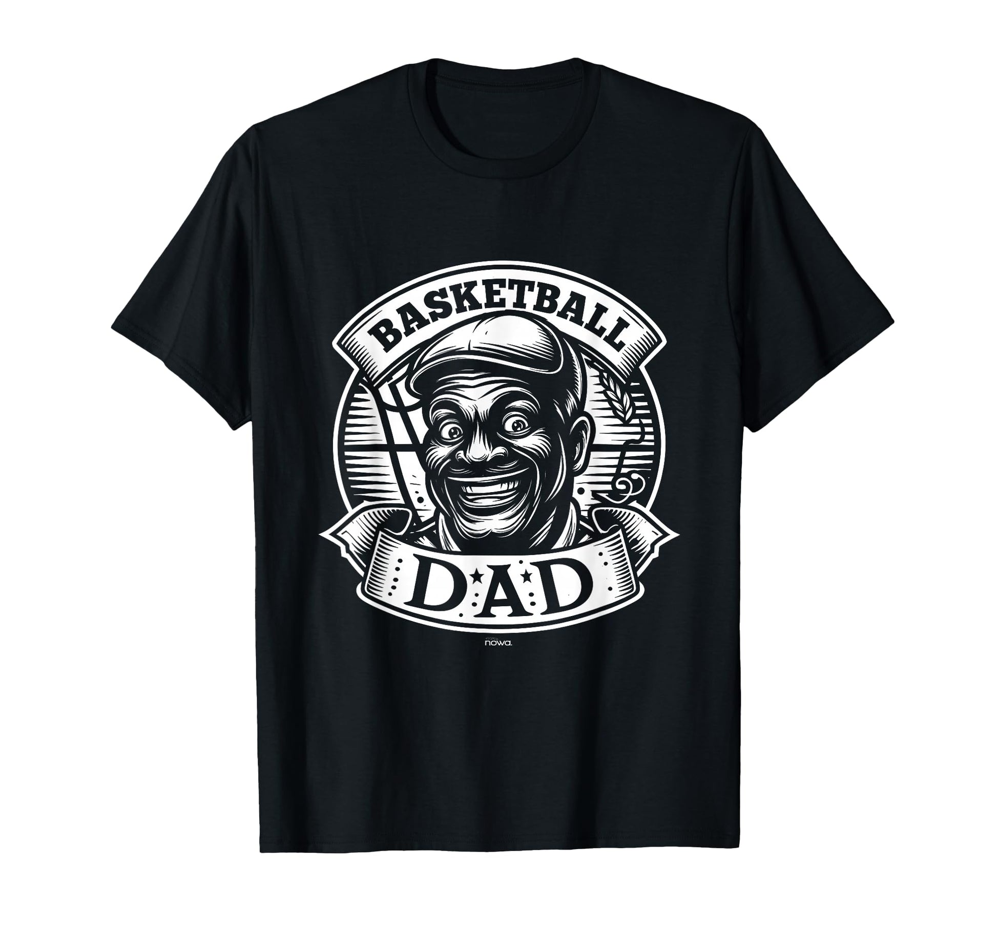 Mens Happy Best Basketball Dad Cap T-Shirt - Aesthetic Graphic Men Women - T-Shirt, Sweatshirt, Hoodie