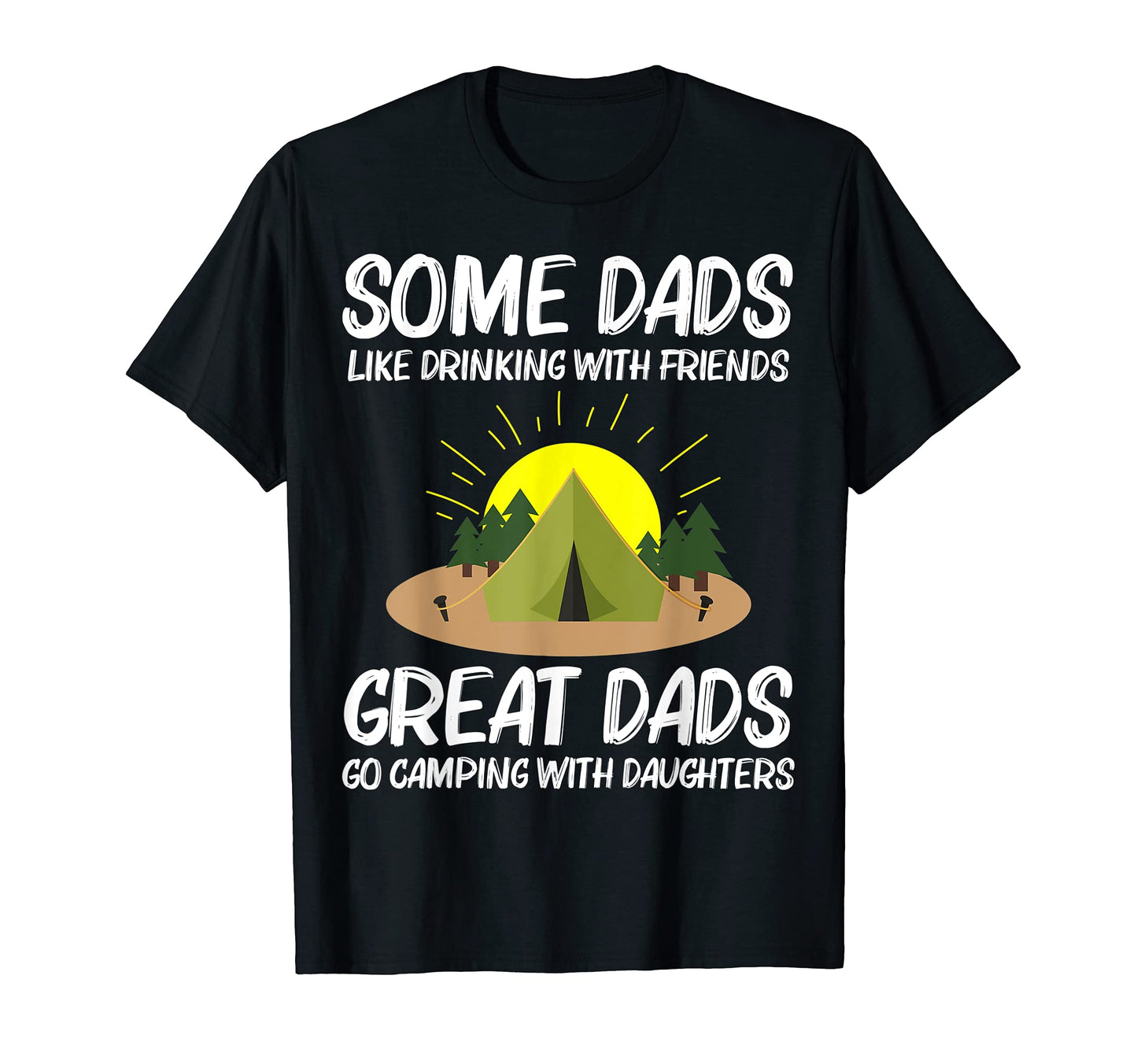 Camping Art Dad Papa Outdoor Tent T-Shirt - Novelty Apparel Men Women - T-Shirt, Sweatshirt, Hoodie