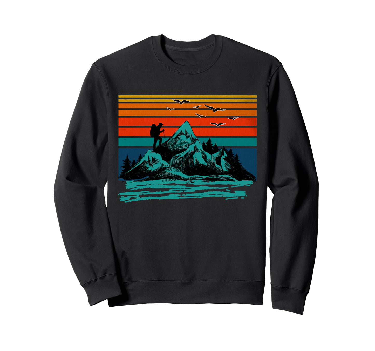 Hiking Funny Explorers Matching Sweatshirt - Minimalist Print Unisex - T-Shirt, Sweatshirt, Hoodie