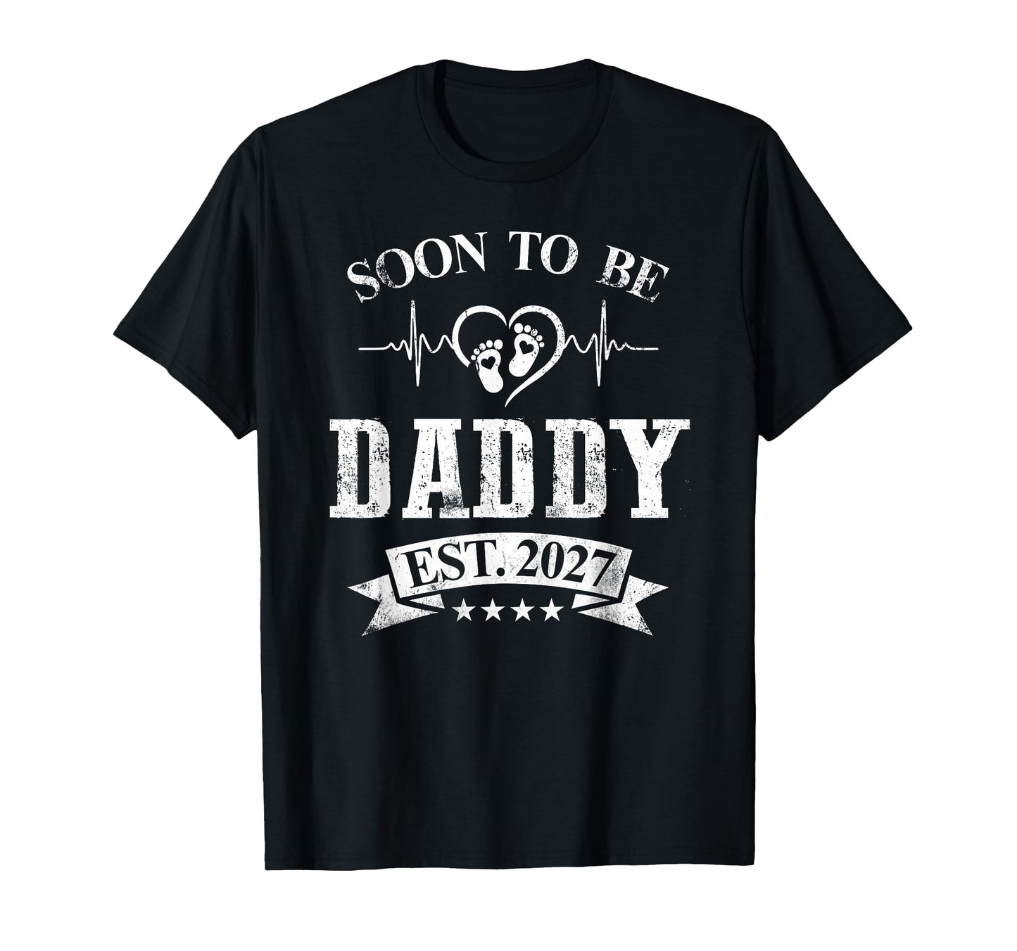 Mens Promoted To New Daddy 2027 Soon To Be T-Shirt - Graphic Print Unisex - T-Shirt, Sweatshirt, Hoodie
