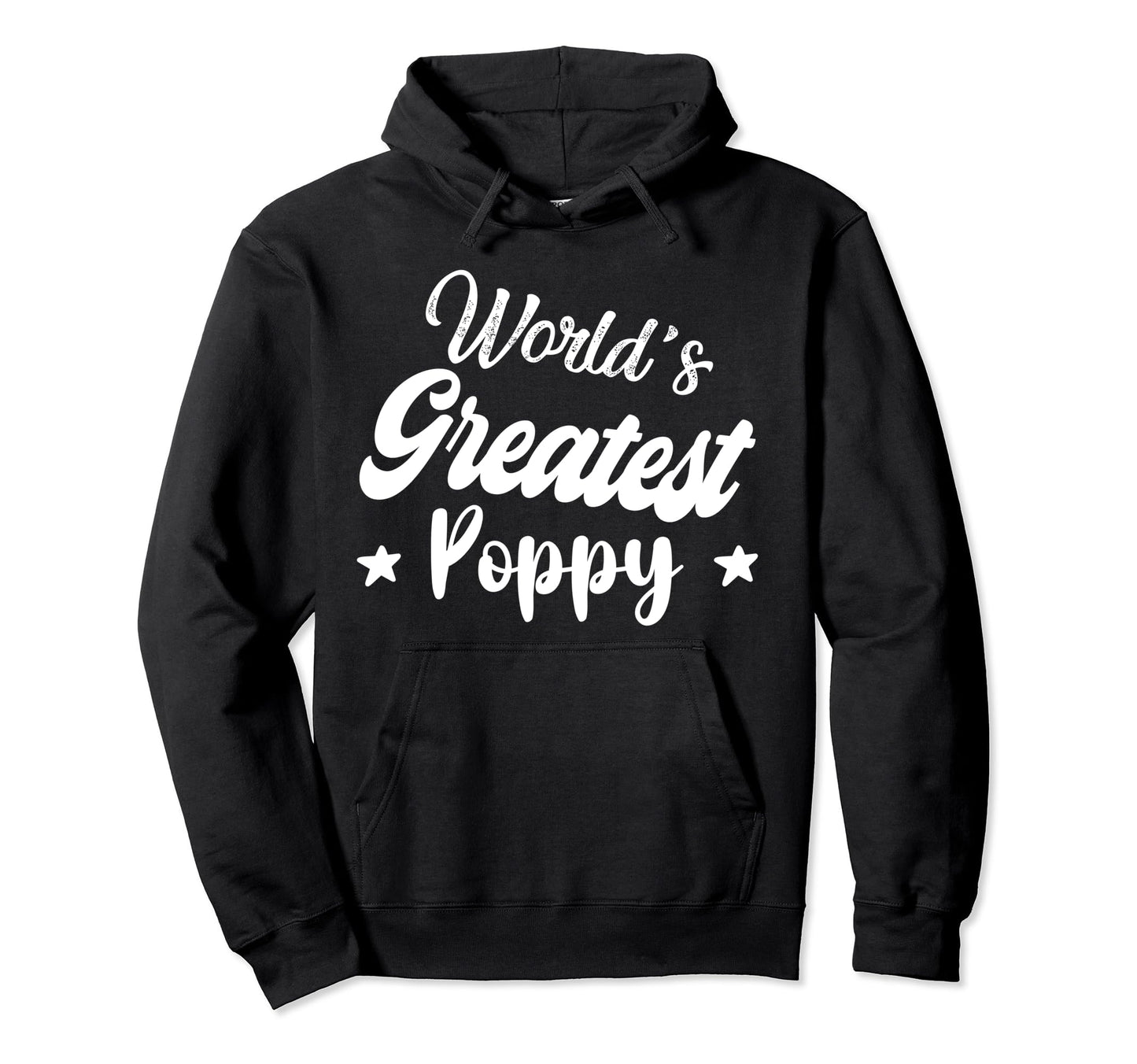 Worlds Greatest Poppy Pop Grandpa Hoodie - Custom Art Print for Adults - T-Shirt, Sweatshirt, Hoodie
