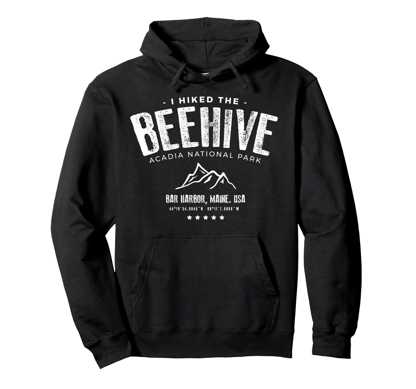 I Hiked Beehive Trail Acadia National Hoodie - Streetwear Style for Adults - T-Shirt, Sweatshirt, Hoodie