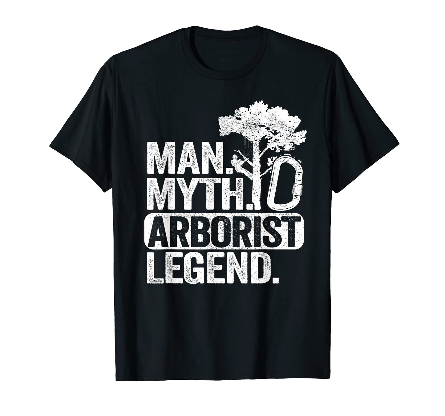 Mens Myth Arborist Legend Tree Climbing T-Shirt - Custom Art Print Unisex - T-Shirt, Sweatshirt, Hoodie