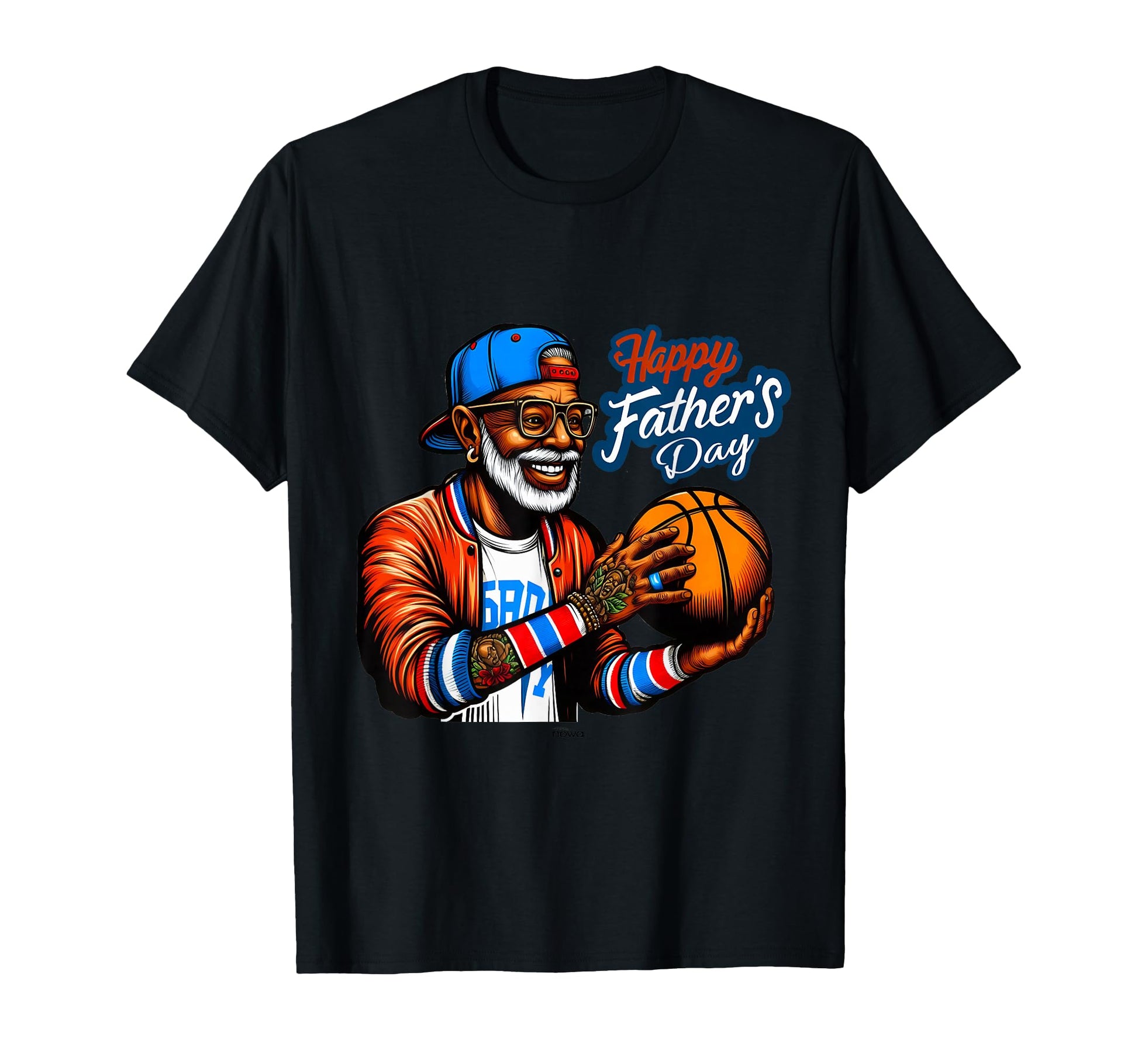 Mens Happy Fathers Day Basketball Dad T-Shirt - Unique Graphic Men Women - T-Shirt, Sweatshirt, Hoodie