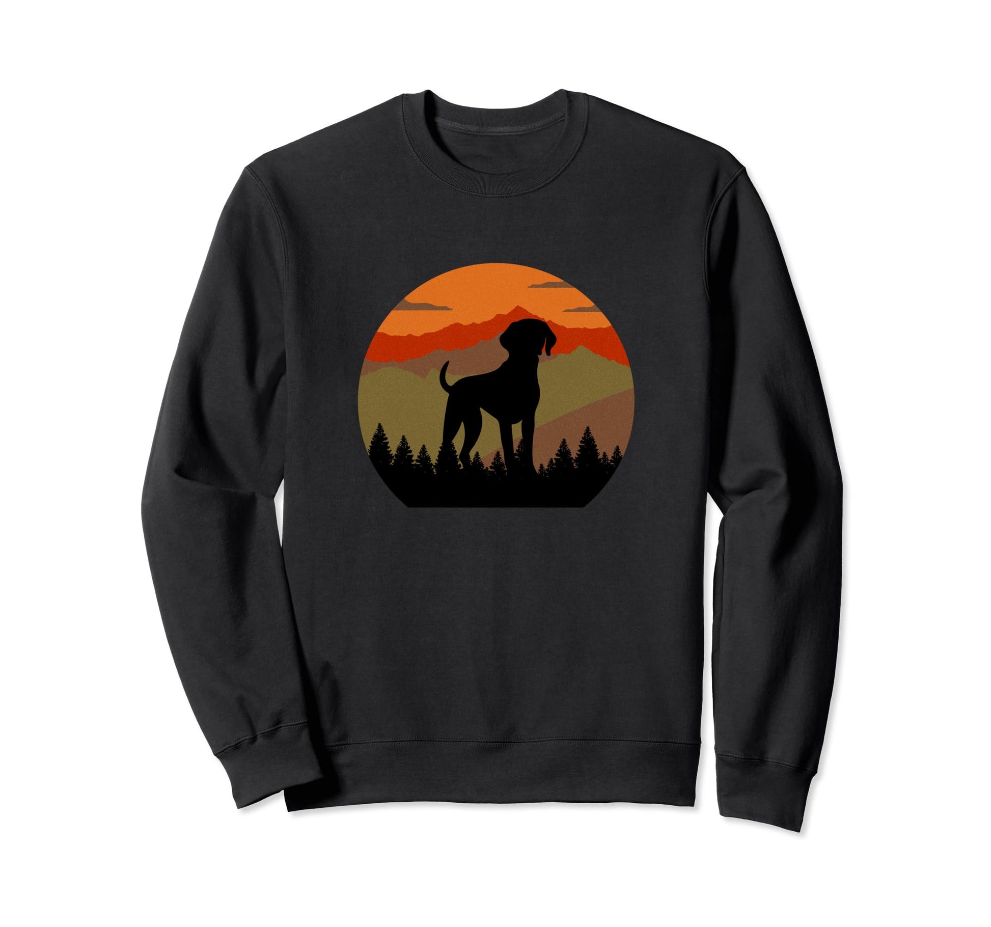 Shorthaired Pointer Dog Sunset Sweatshirt - Streetwear Style for Adults - T-Shirt, Sweatshirt, Hoodie