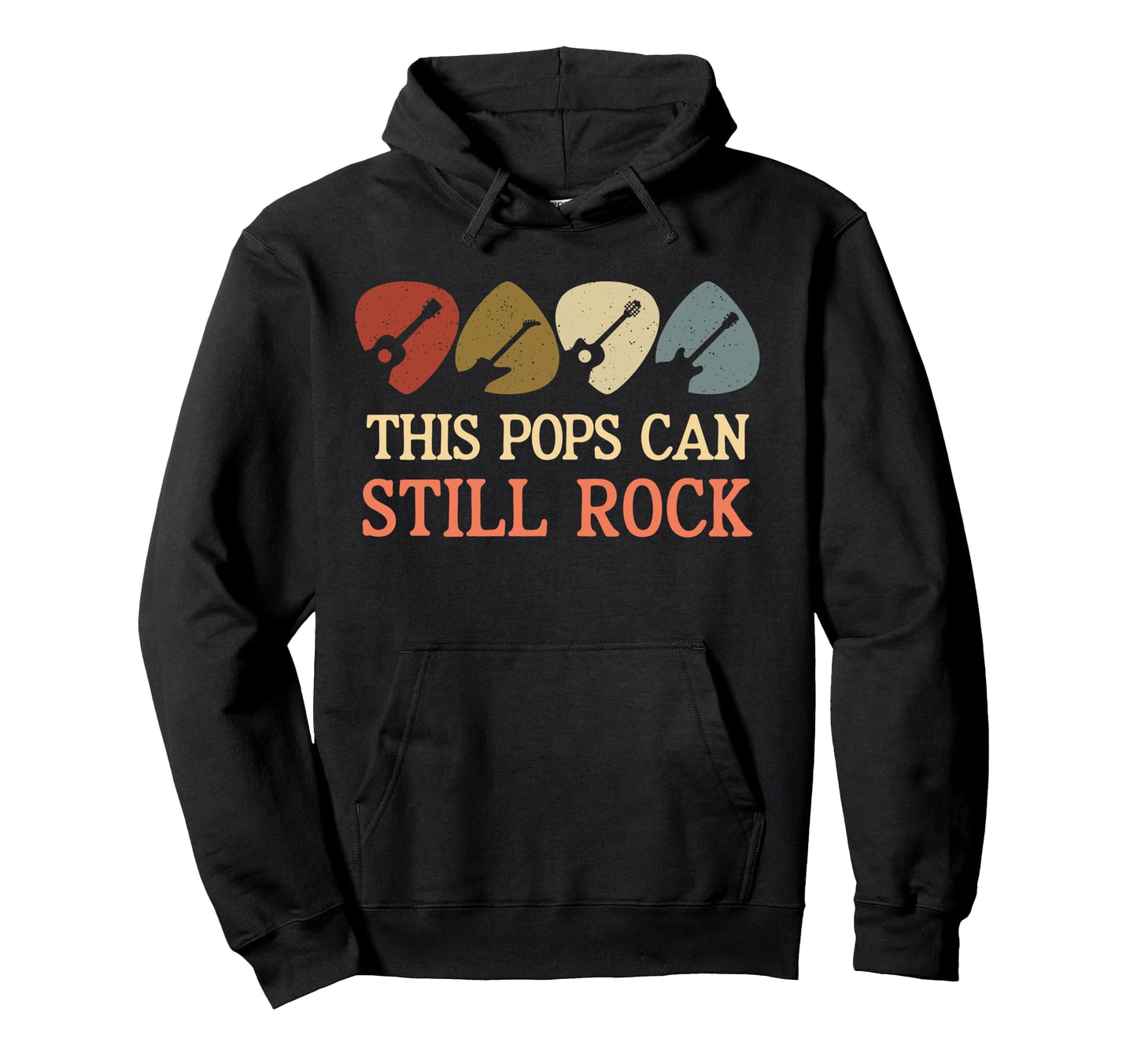This Pops Can Still Rock Guitar Pick Hoodie - Custom Art Print for Adults - T-Shirt, Sweatshirt, Hoodie