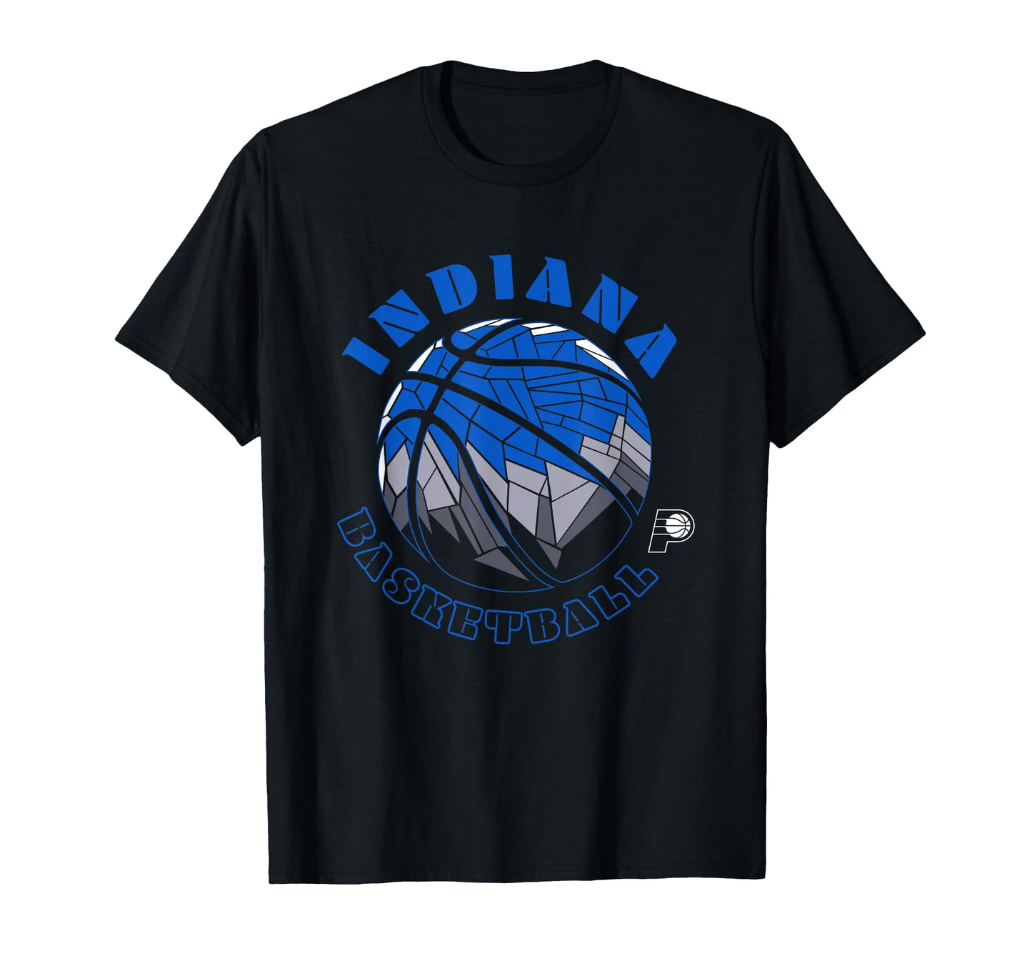 Nba Indiana Pacers Neon Prism T-Shirt - Fun Novelty Design for Adults - T-Shirt, Sweatshirt, Hoodie