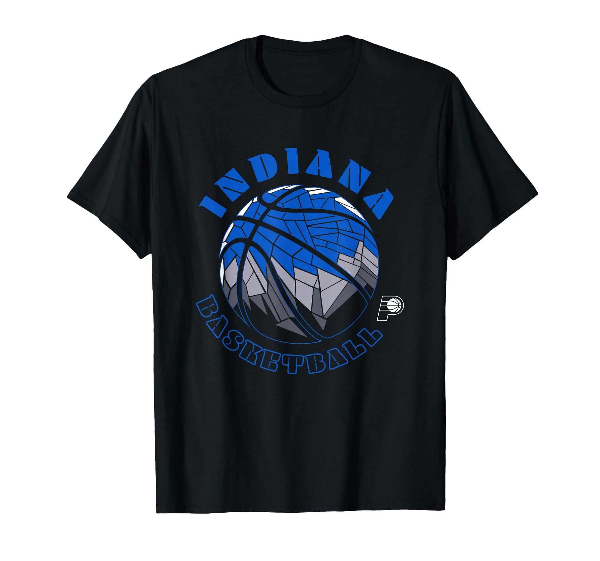 Nba Indiana Pacers Neon Prism T-Shirt - Fun Novelty Design for Adults - T-Shirt, Sweatshirt, Hoodie