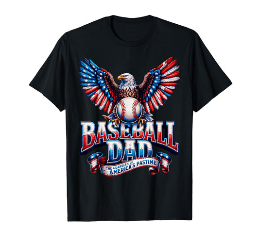 Baseball Fathers Day America T-Shirt - Casual Everyday Wear for Adults - T-Shirt, Sweatshirt, Hoodie