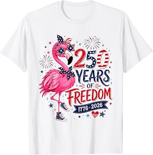 Cute Patriotic Pink Flamingo 250 Years 1776-2026 T-Shirt Unisex T-shirt, Sweatshirt, Hoodie, Long Sleeve Tee - T-Shirt, Sweatshirt, Hoodie