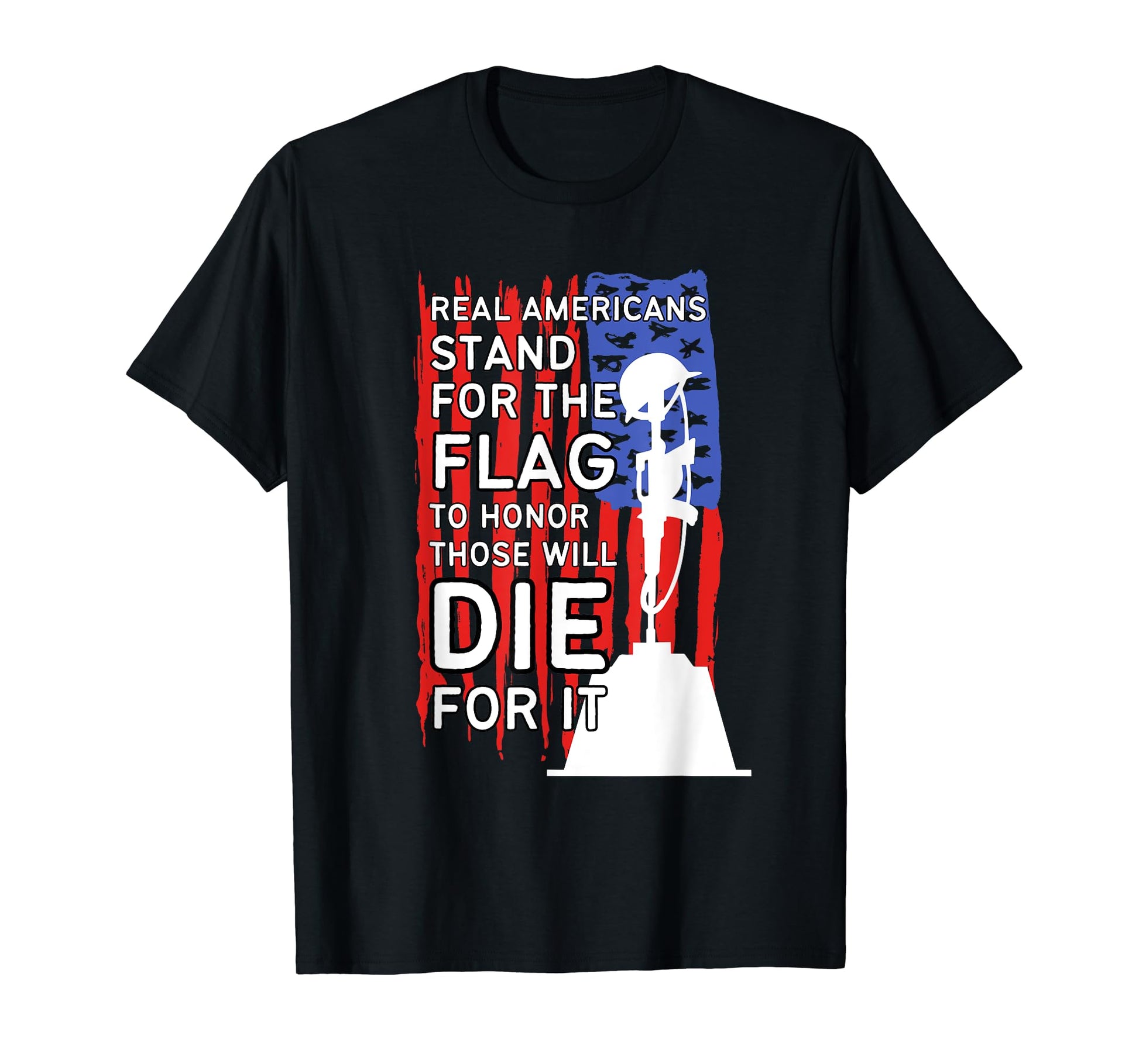 Veterans Day Usa Flag Patriotic Army T-Shirt - Minimalist Print for Adults - T-Shirt, Sweatshirt, Hoodie