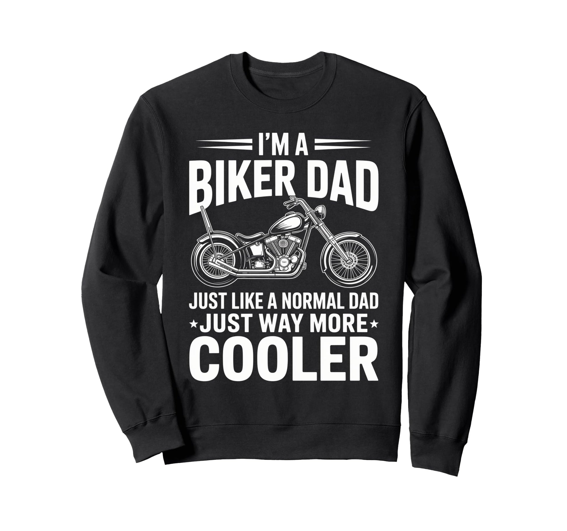 Im Biker Dad Motorcycle Funny Bike Sweatshirt - Minimalist Print Unisex - T-Shirt, Sweatshirt, Hoodie
