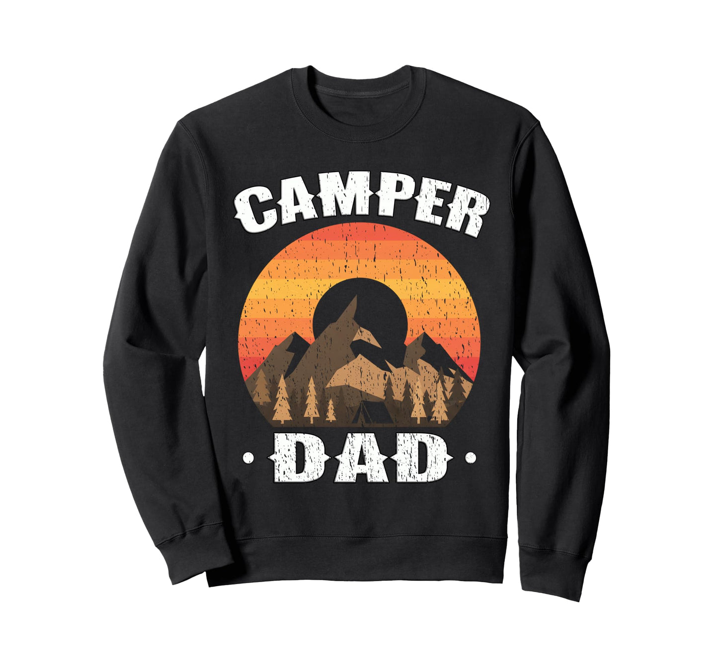 Camper Dad Sunset Camping Outdoor Sweatshirt - Streetwear Style for Adults - T-Shirt, Sweatshirt, Hoodie