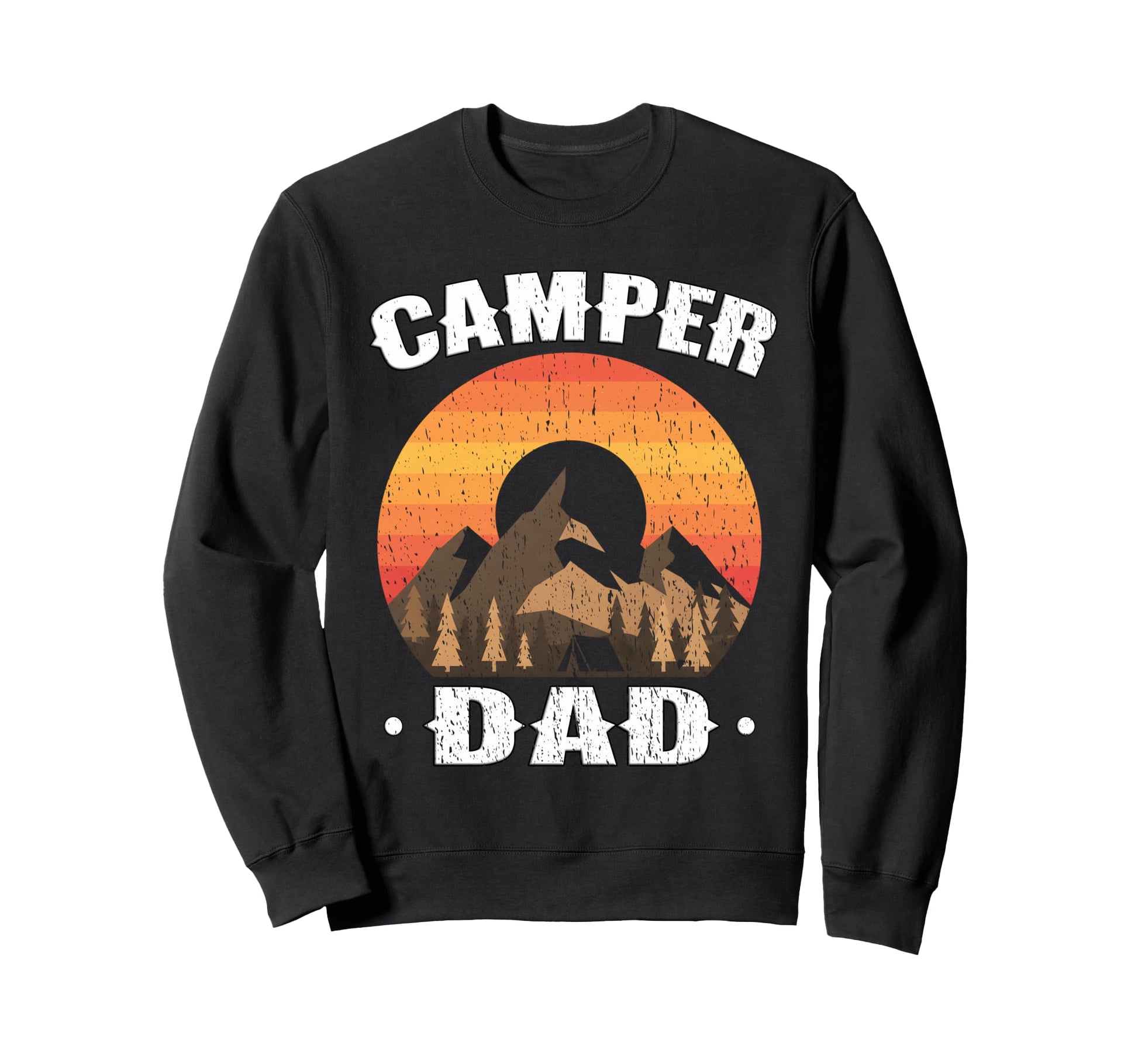 Camper Dad Sunset Camping Outdoor Sweatshirt - Streetwear Style for Adults - T-Shirt, Sweatshirt, Hoodie
