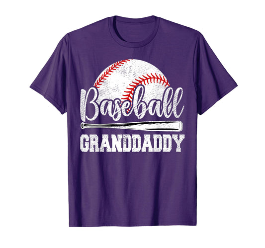 Baseball Granddaddy Baseball Player Game T-Shirt - Graphic Print Men Women - T-Shirt, Sweatshirt, Hoodie