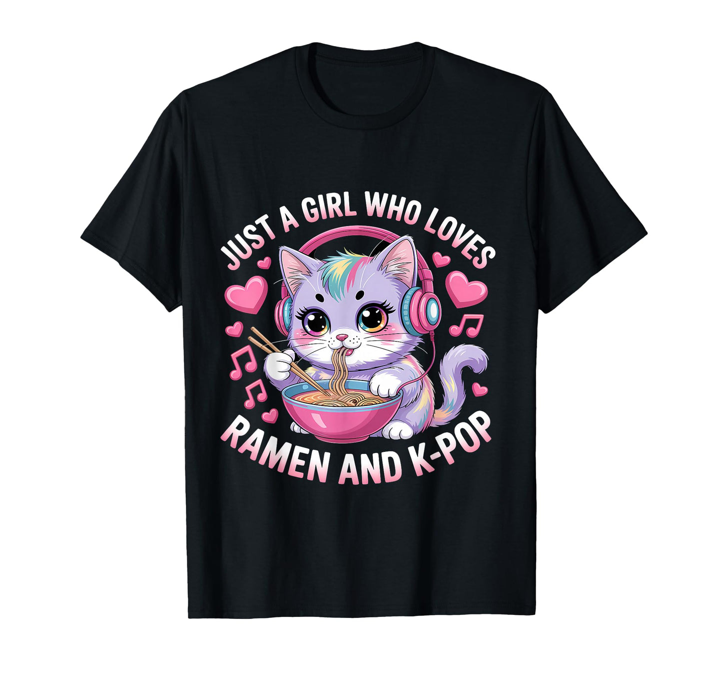 Just Who Loves Ramen And K Pop Kpop K Pop T-Shirt - Minimalist Print Unisex - T-Shirt, Sweatshirt, Hoodie