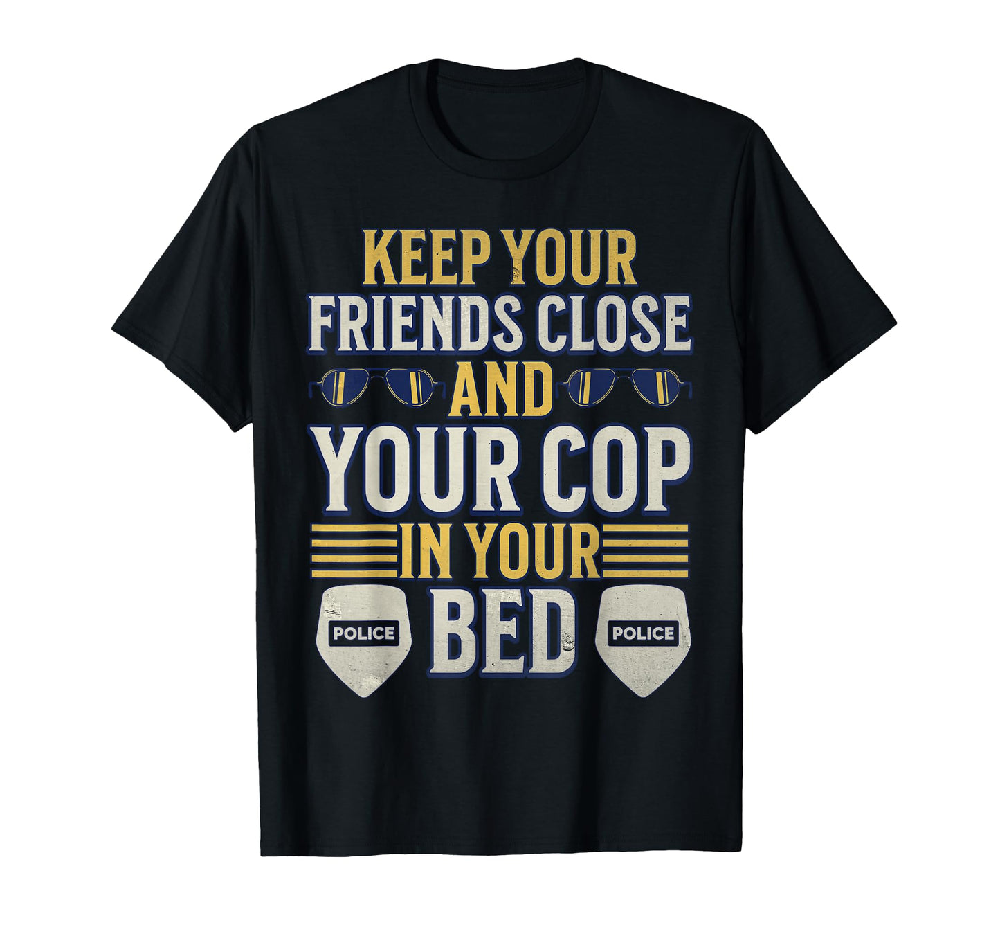Proud Police Officer Dad Brother T-Shirt - Novelty Apparel Men Women - T-Shirt, Sweatshirt, Hoodie