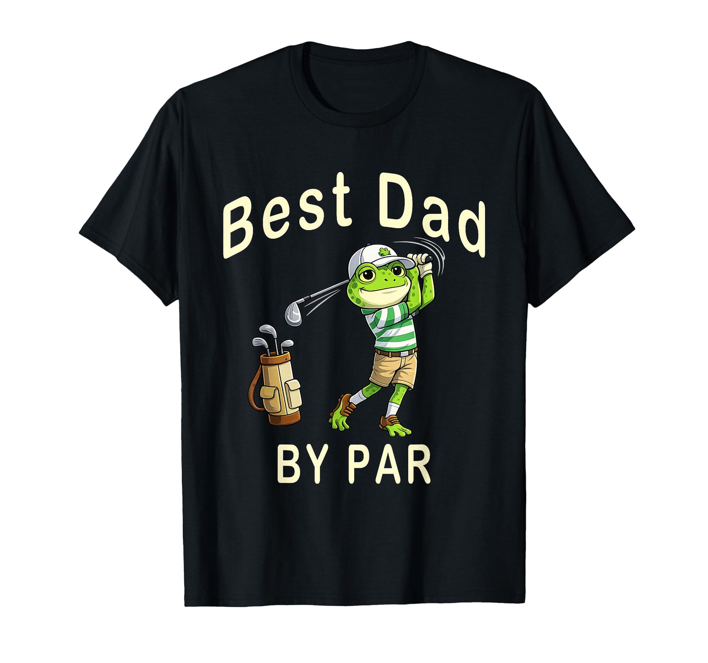 Best Dad Par Frog Funny Golf Dad T-Shirt - Aesthetic Graphic Men Women - T-Shirt, Sweatshirt, Hoodie