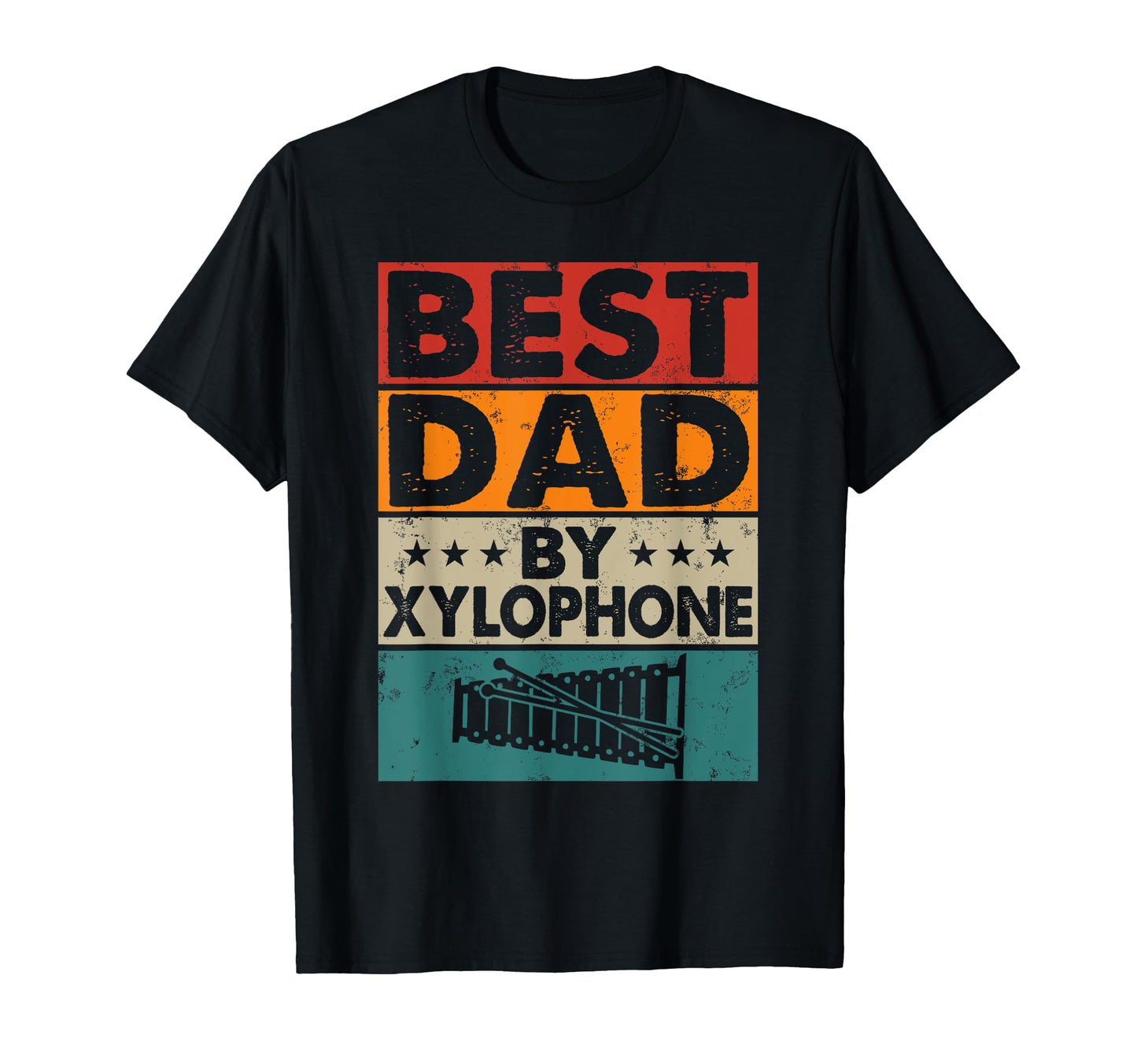 Best Dad Xylophone Funny T-Shirt - Fun Novelty Design for Adults - T-Shirt, Sweatshirt, Hoodie