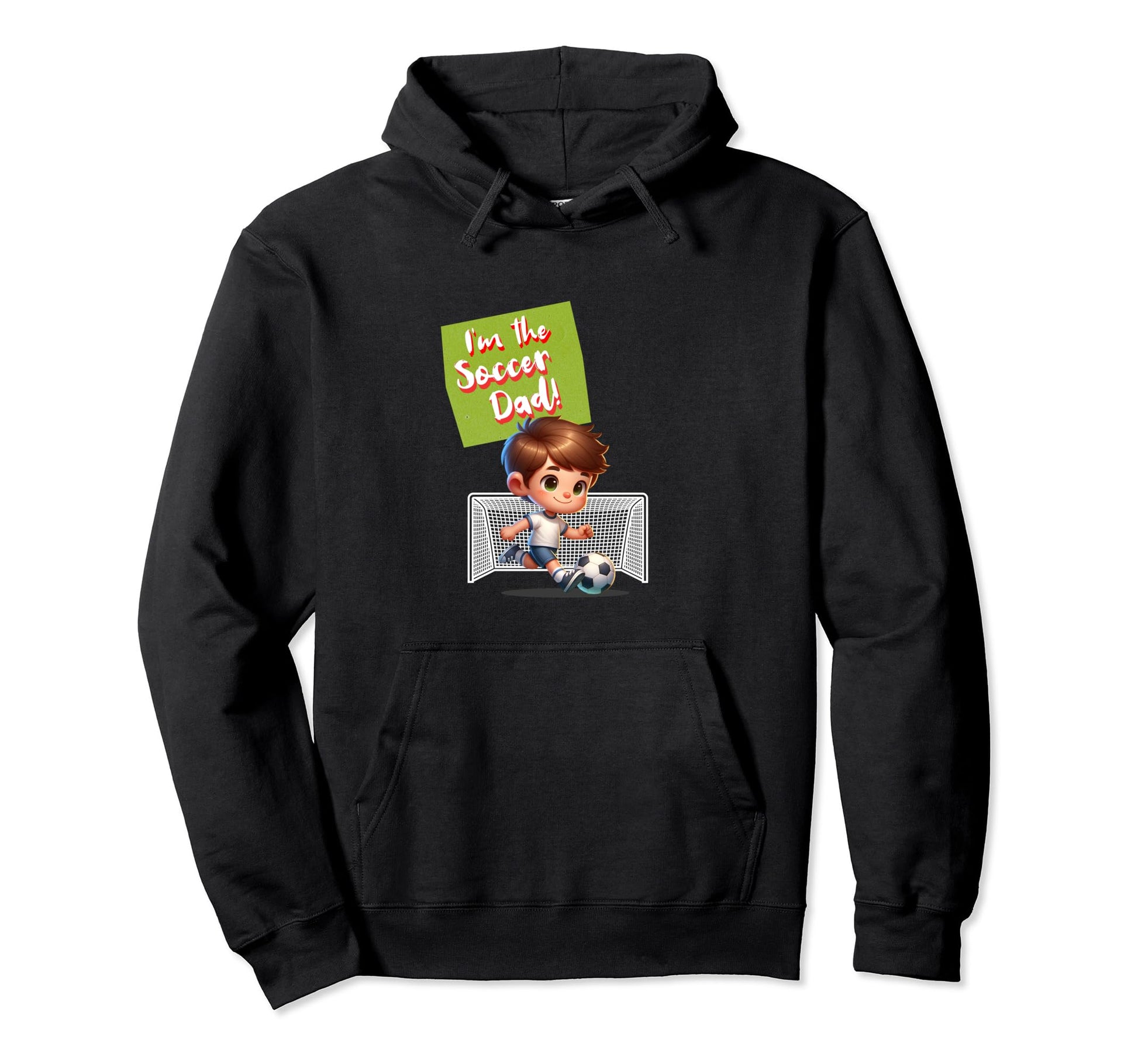 Soccer Birthday Party Dad Hoodie - Custom Art Print Men Women - T-Shirt, Sweatshirt, Hoodie