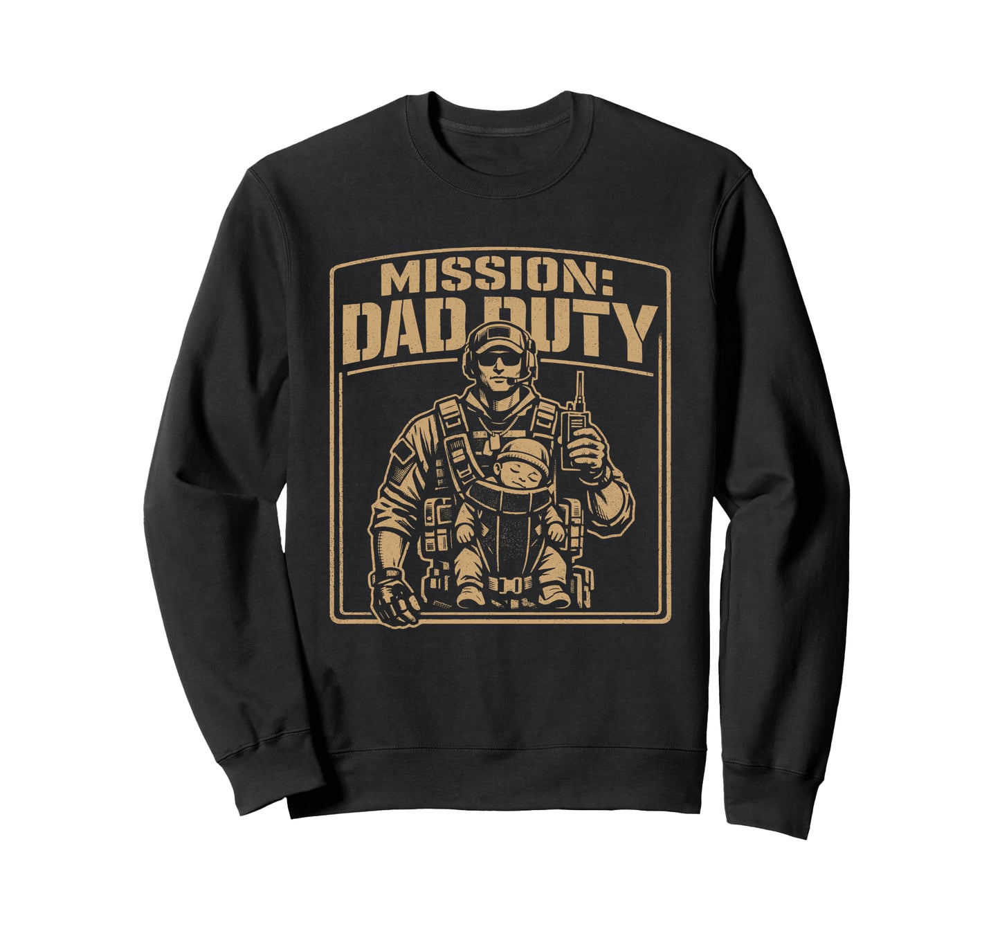 Fathers Day Dad To Be New Dad First Sweatshirt - Custom Art Print Unisex - T-Shirt, Sweatshirt, Hoodie