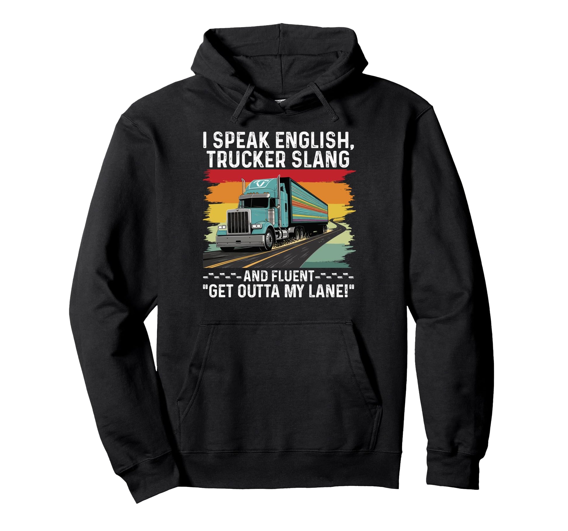 Best Truck Driver Art Dad Grandpa Hoodie - Aesthetic Graphic Unisex - T-Shirt, Sweatshirt, Hoodie