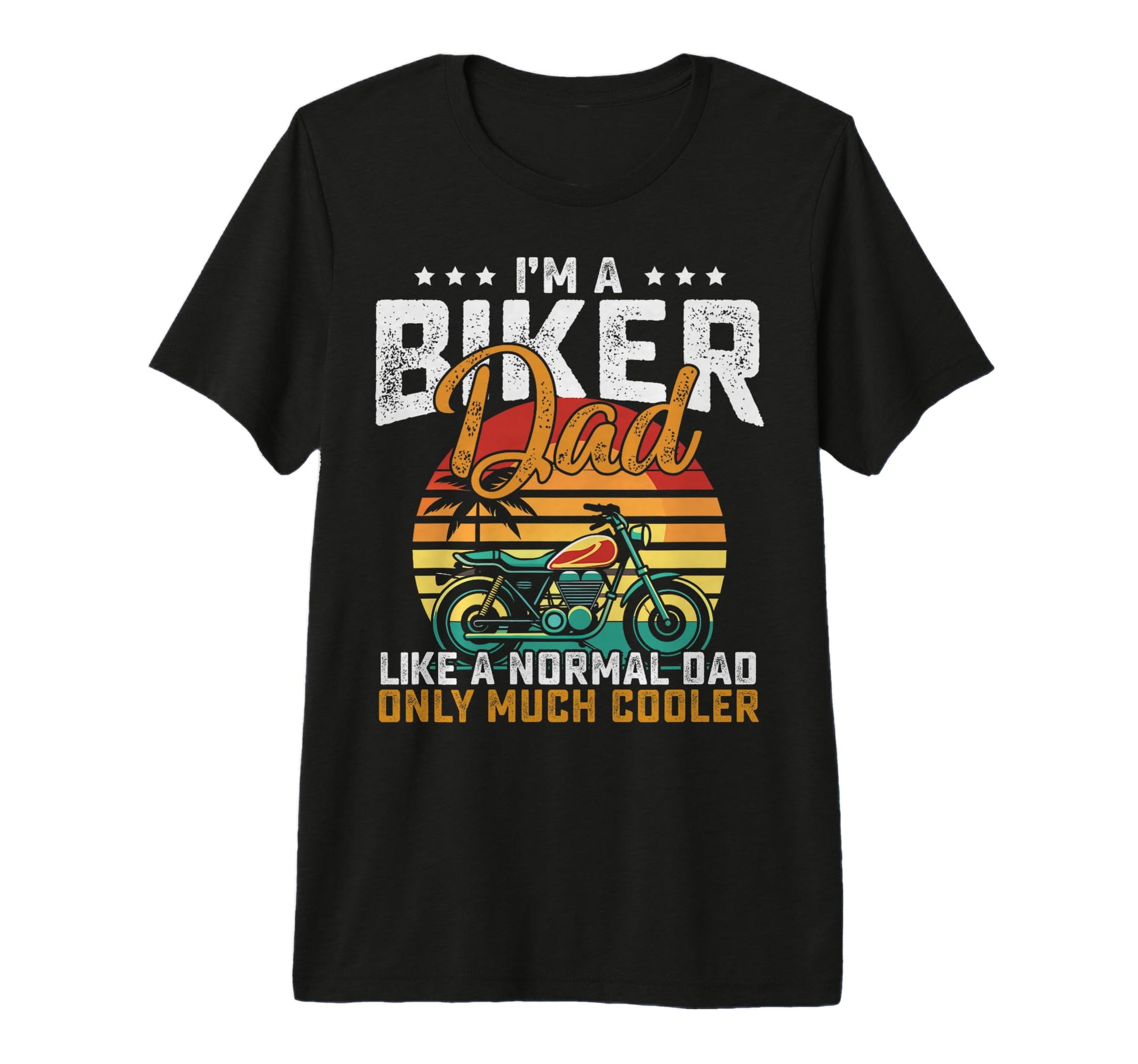 Bike Dad Like Normal Only Much Cooler Tri T-Shirt - Unique Graphic Unisex - T-Shirt, Sweatshirt, Hoodie