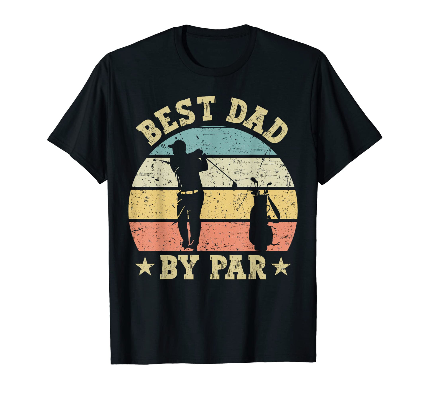Mens Best Dad Par Fathers Day Golf T-Shirt - Streetwear Style for Adults - T-Shirt, Sweatshirt, Hoodie