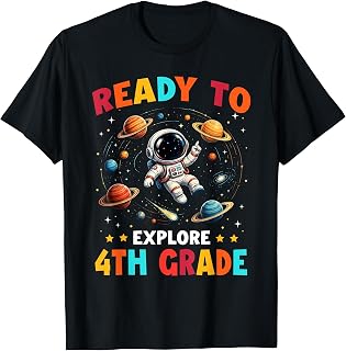 Ready to Explore 4th Grade Astronaut Back to School Boy Kids T-Shirt Unisex T-shirt, Sweatshirt, Hoodie, Long Sleeve Tee - T-Shirt, Sweatshirt, Hoodie