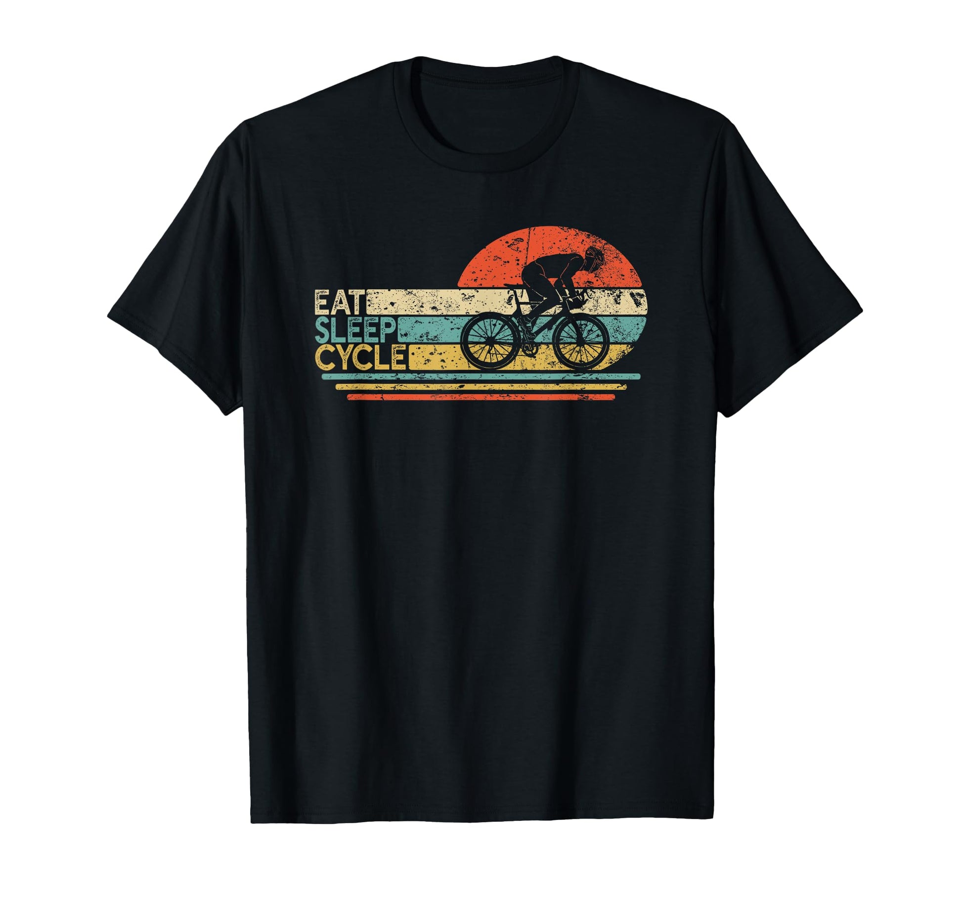 Eat Sleep Cycle Cycling Dad Cyclist T-Shirt - Unique Graphic Men Women - T-Shirt, Sweatshirt, Hoodie