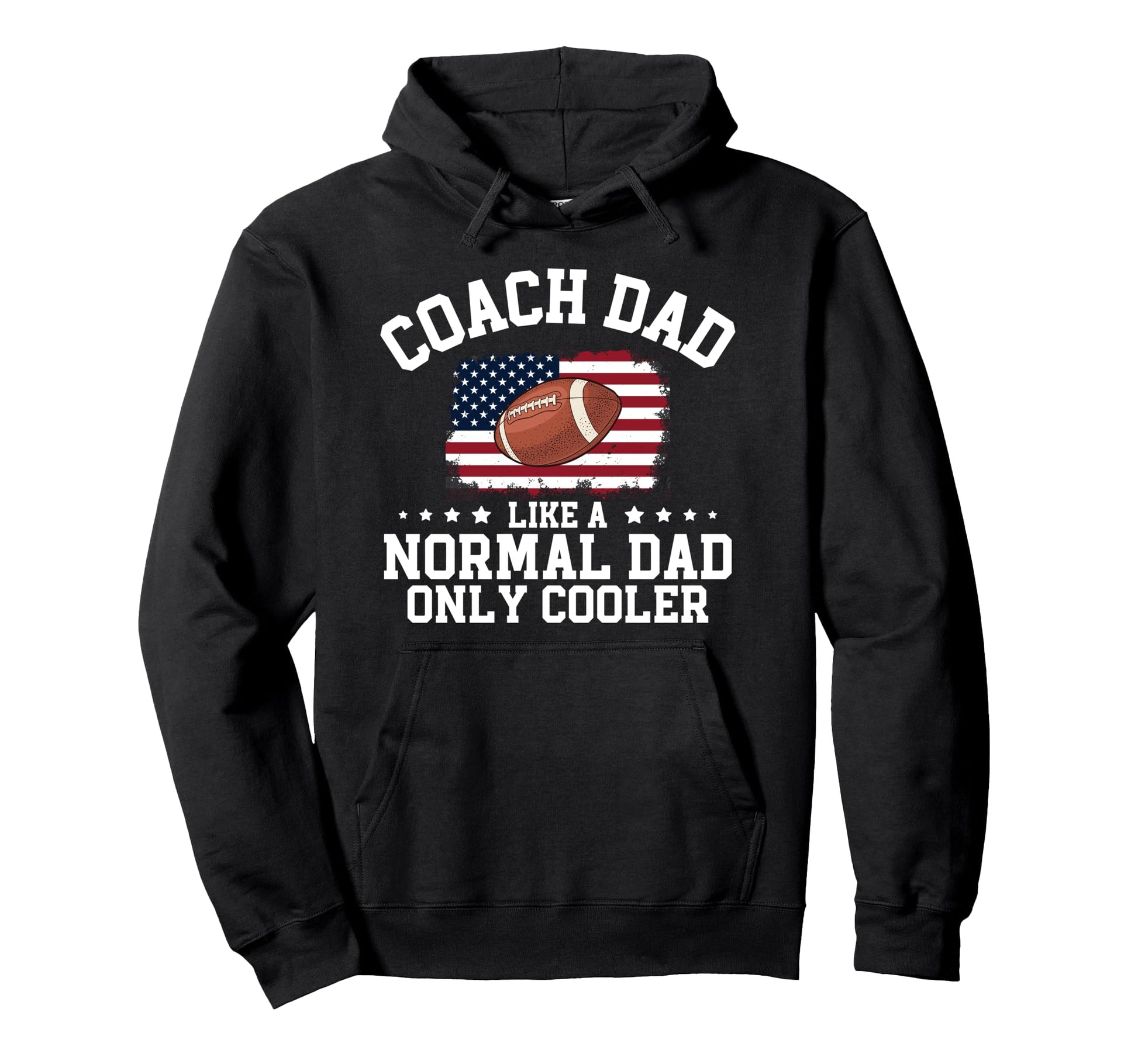 Coach Dad Like Normal Dad Only Cooler Hoodie - Custom Art Print Men Women - T-Shirt, Sweatshirt, Hoodie