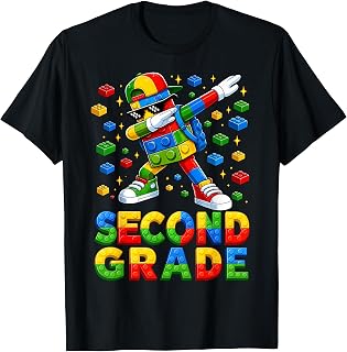 Hello 2nd Grade Kid Boy Building Blocks Brick Back to School T-Shirt Unisex T-shirt, Sweatshirt, Hoodie, Long Sleeve Tee - T-Shirt, Sweatshirt, Hoodie
