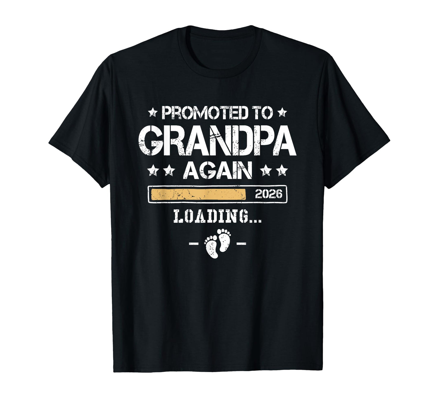 Promoted To Grandpa Again 2026 2Nd T-Shirt - Unique Graphic Unisex - T-Shirt, Sweatshirt, Hoodie