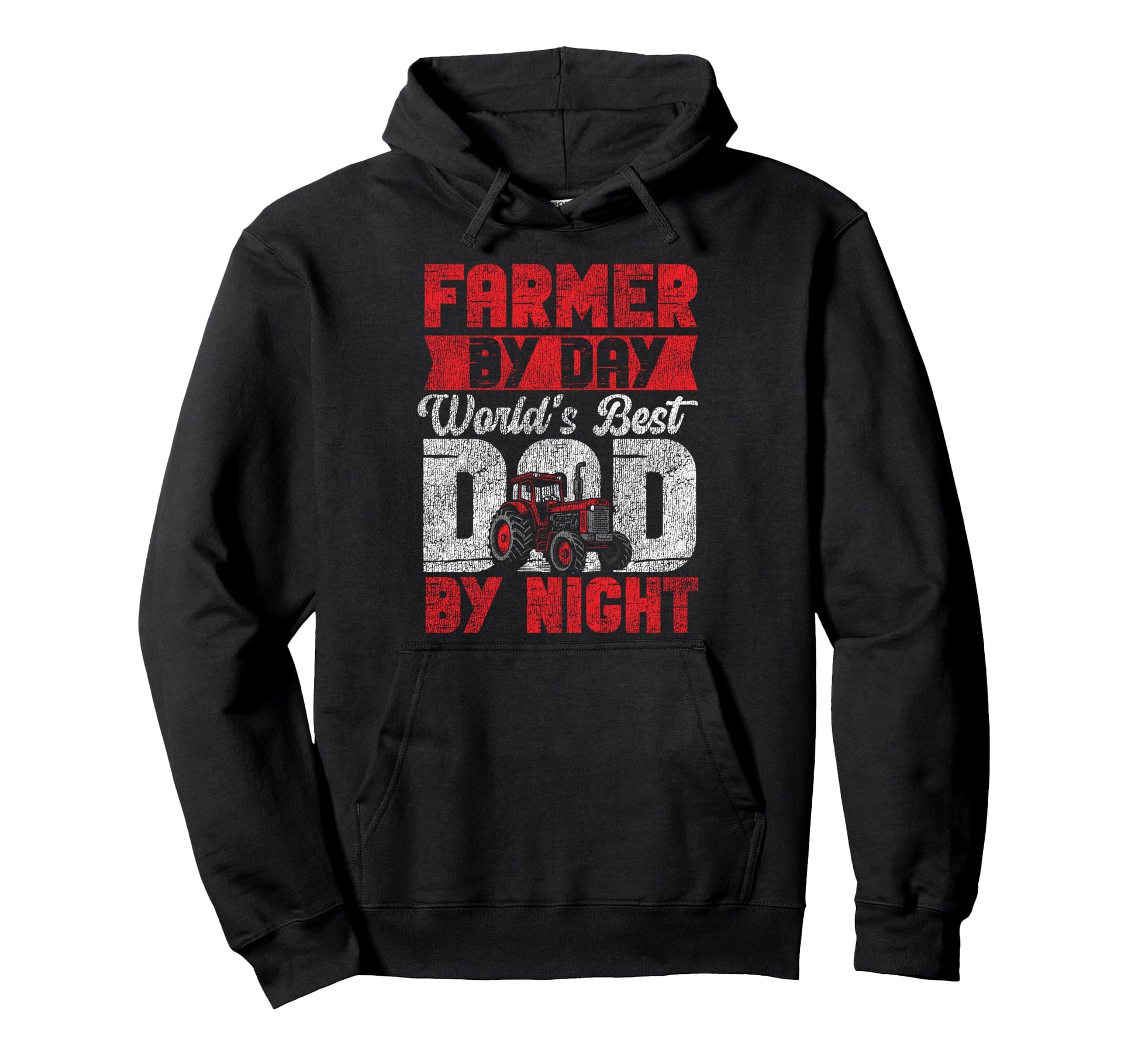 Farming Farmer Dad Father Tractor Hoodie - Streetwear Style for Adults - T-Shirt, Sweatshirt, Hoodie