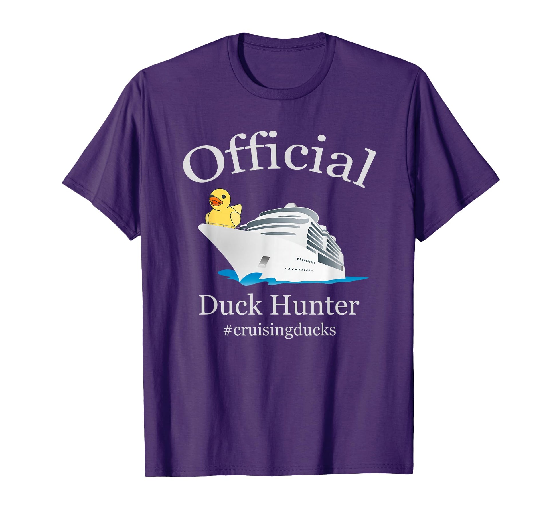 Duck Hunter Rubber Duck Cruisingducks T-Shirt - Trendy Graphic Men Women - T-Shirt, Sweatshirt, Hoodie