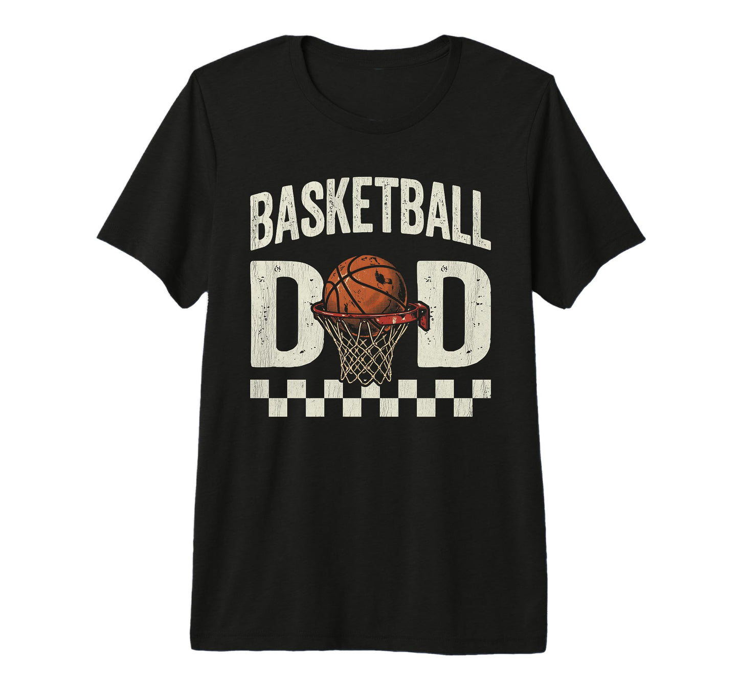 Basketball Dad Fathers Day Birthday Tri T-Shirt - Streetwear Style Unisex - T-Shirt, Sweatshirt, Hoodie