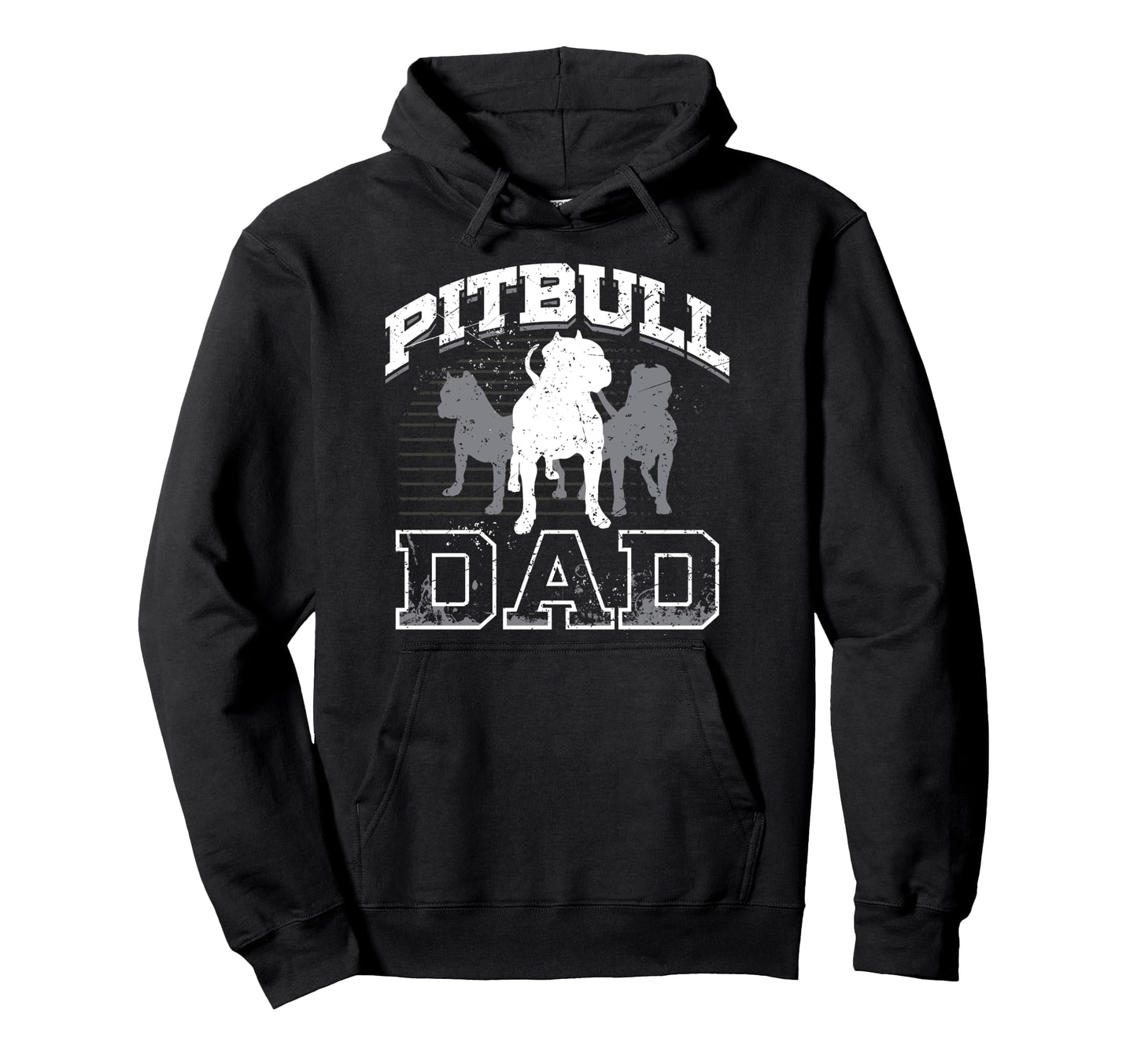 Dad Pitbull Lover Dog Owner Hoodie - Minimalist Print Men Women - T-Shirt, Sweatshirt, Hoodie