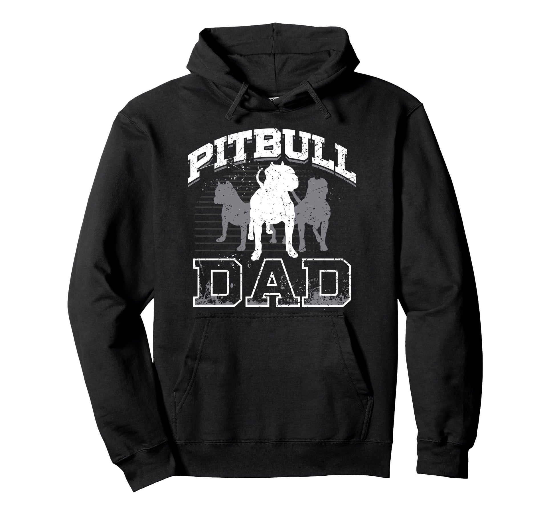 Dad Pitbull Lover Dog Owner Hoodie - Minimalist Print Men Women - T-Shirt, Sweatshirt, Hoodie
