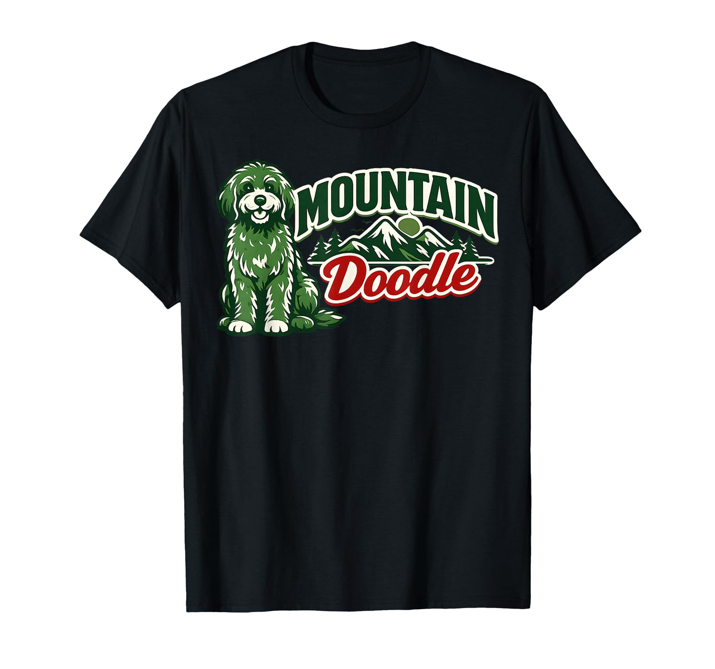 Mountain Doodle Outdoor Hiking Dog T-Shirt - Unique Graphic for Adults - T-Shirt, Sweatshirt, Hoodie