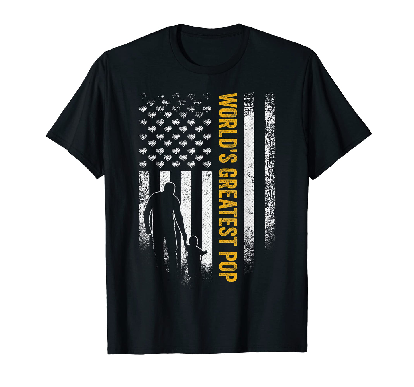 Usa Flag Worlds Greatest Pop Funny T-Shirt - Streetwear Style for Adults - T-Shirt, Sweatshirt, Hoodie