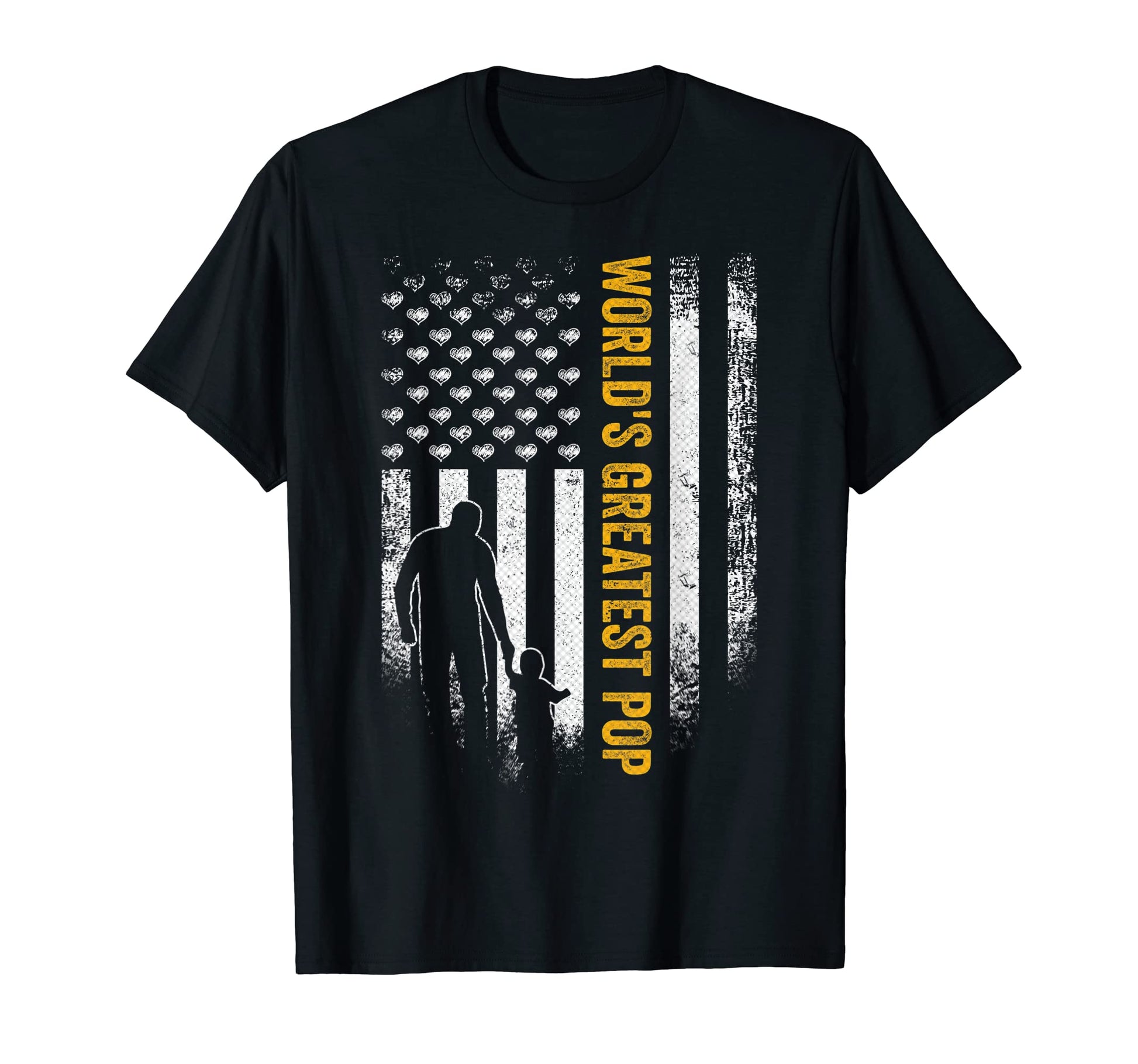 Usa Flag Worlds Greatest Pop Funny T-Shirt - Streetwear Style for Adults - T-Shirt, Sweatshirt, Hoodie